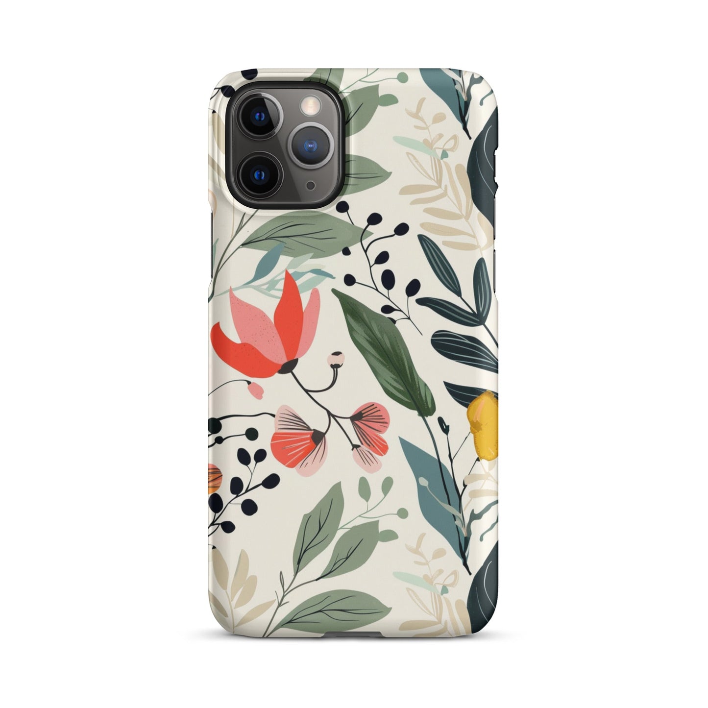 Botanical leaves Phone case for iPhone-3