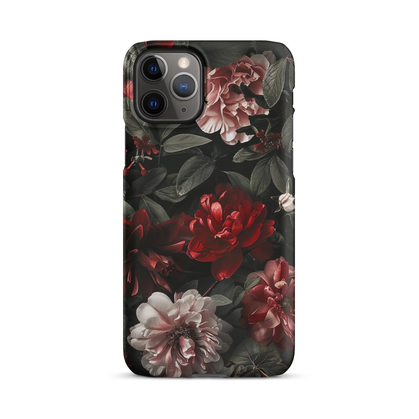 Pink Red Floral Phone case for iPhone-3