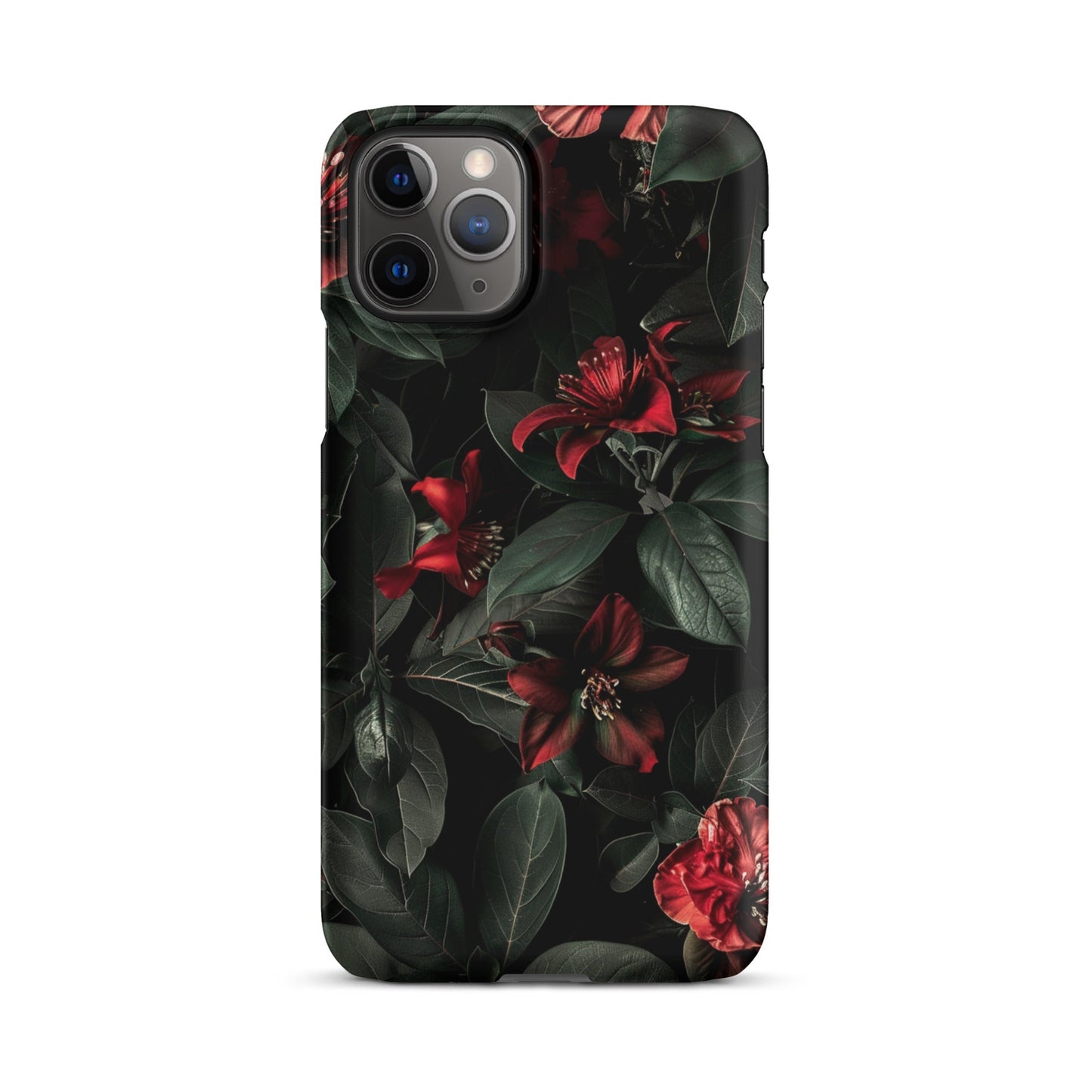 Dark Floral Phone case for iPhone-3