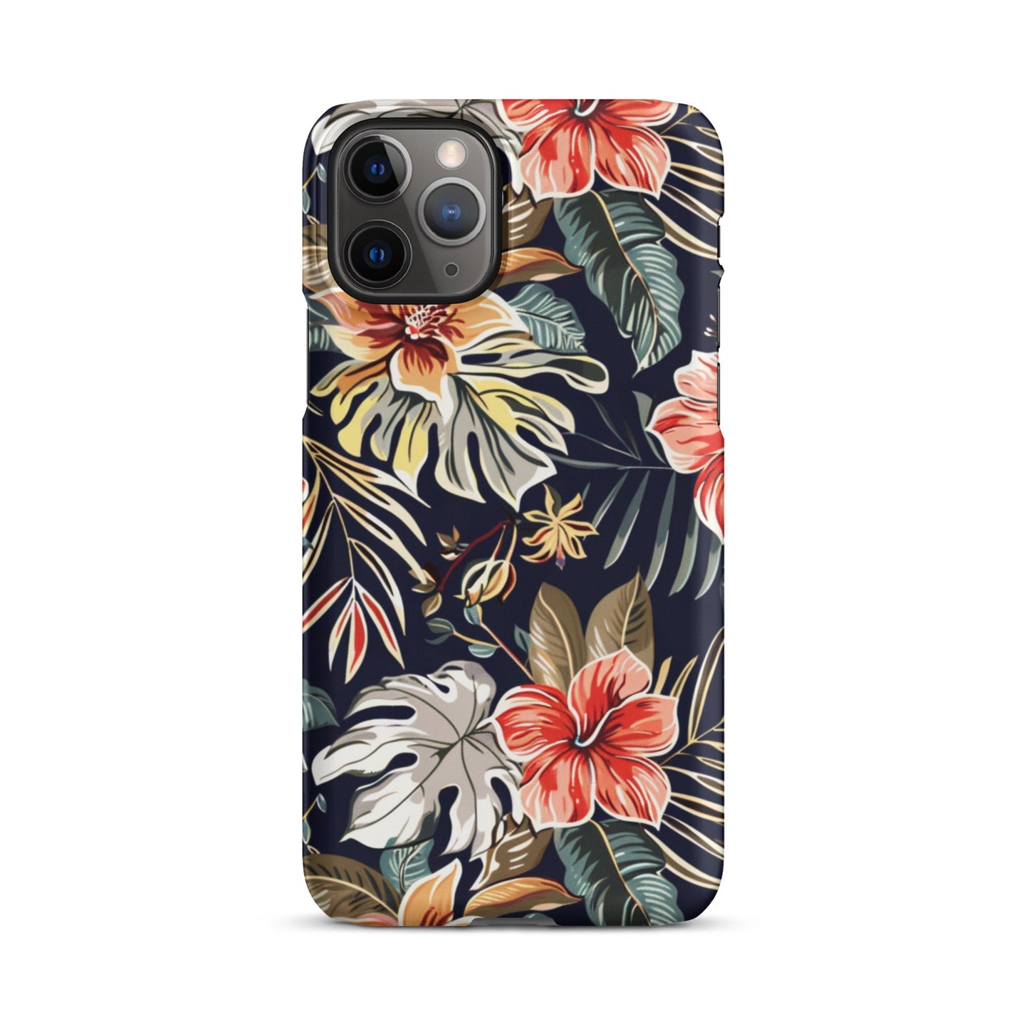 Tropical Floral Phone case for iPhone-3