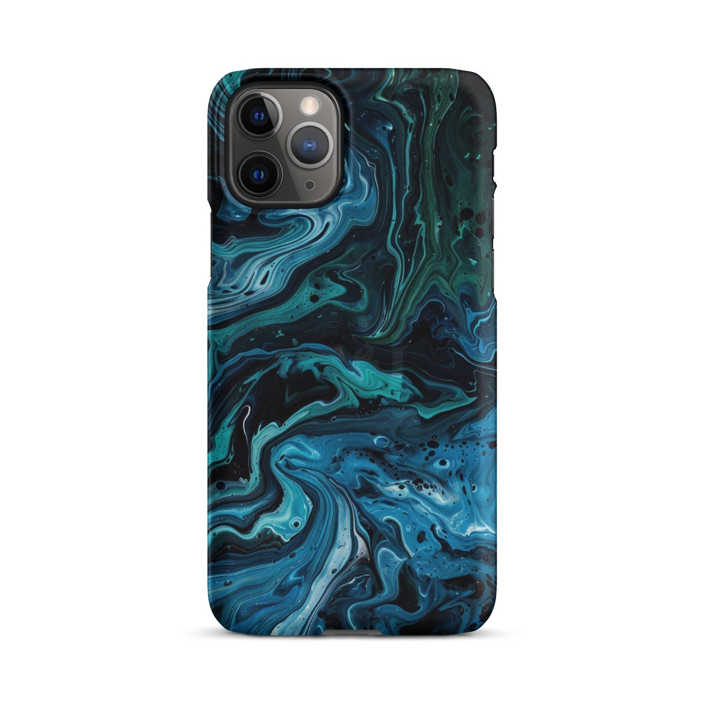 Abstract Blue Phone case for iPhone-3