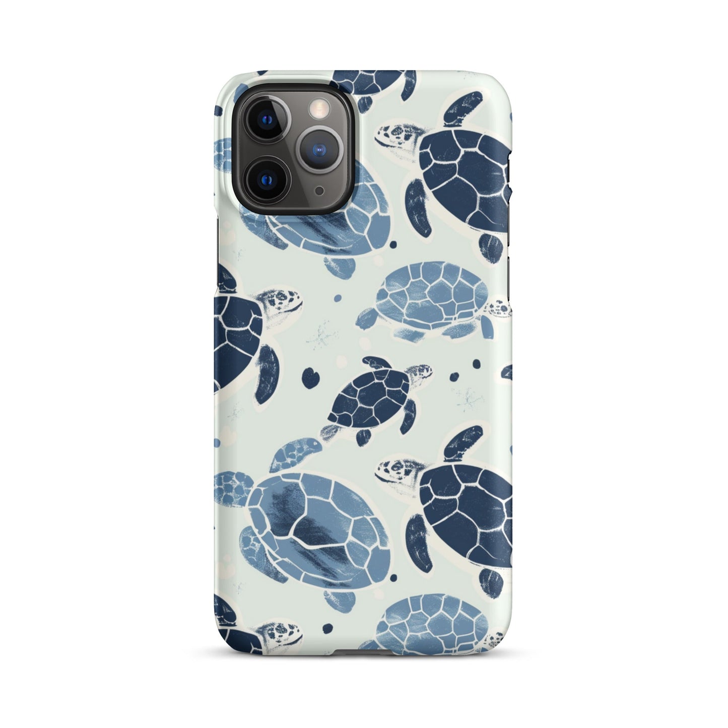 Blue Turtle Phone case for iPhone-3