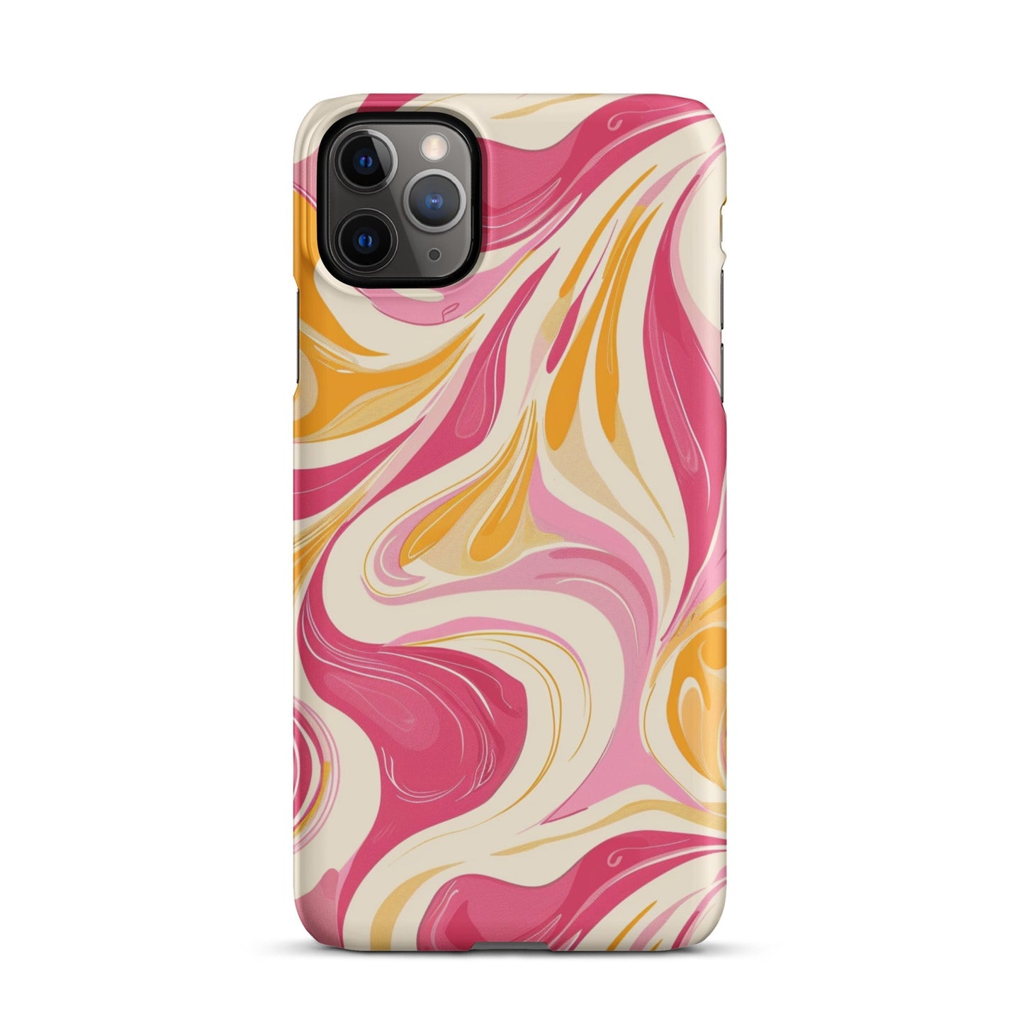 Yellow & Pink Phone Phone  case for iPhone-5