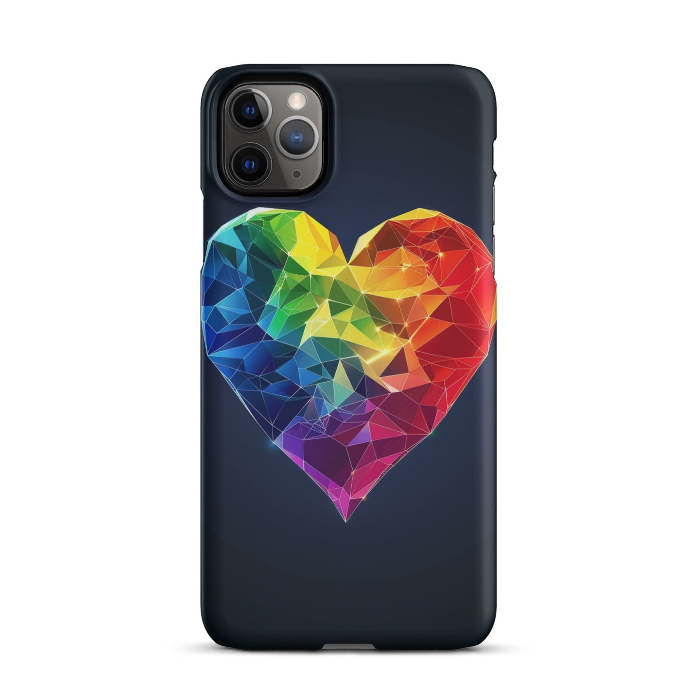 Ranbow Heart Phone case for iPhone-5