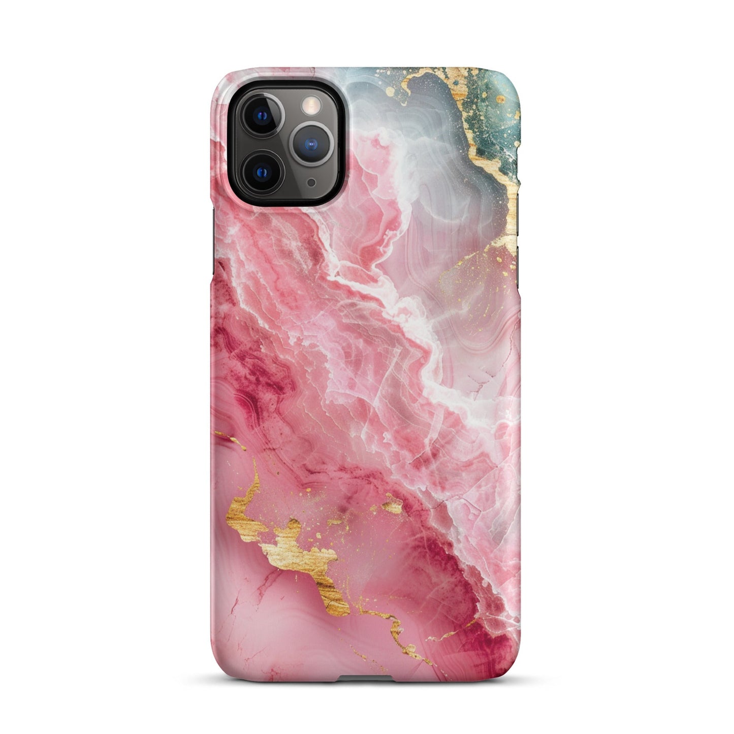 Pink Marble Phone case for iPhone-5