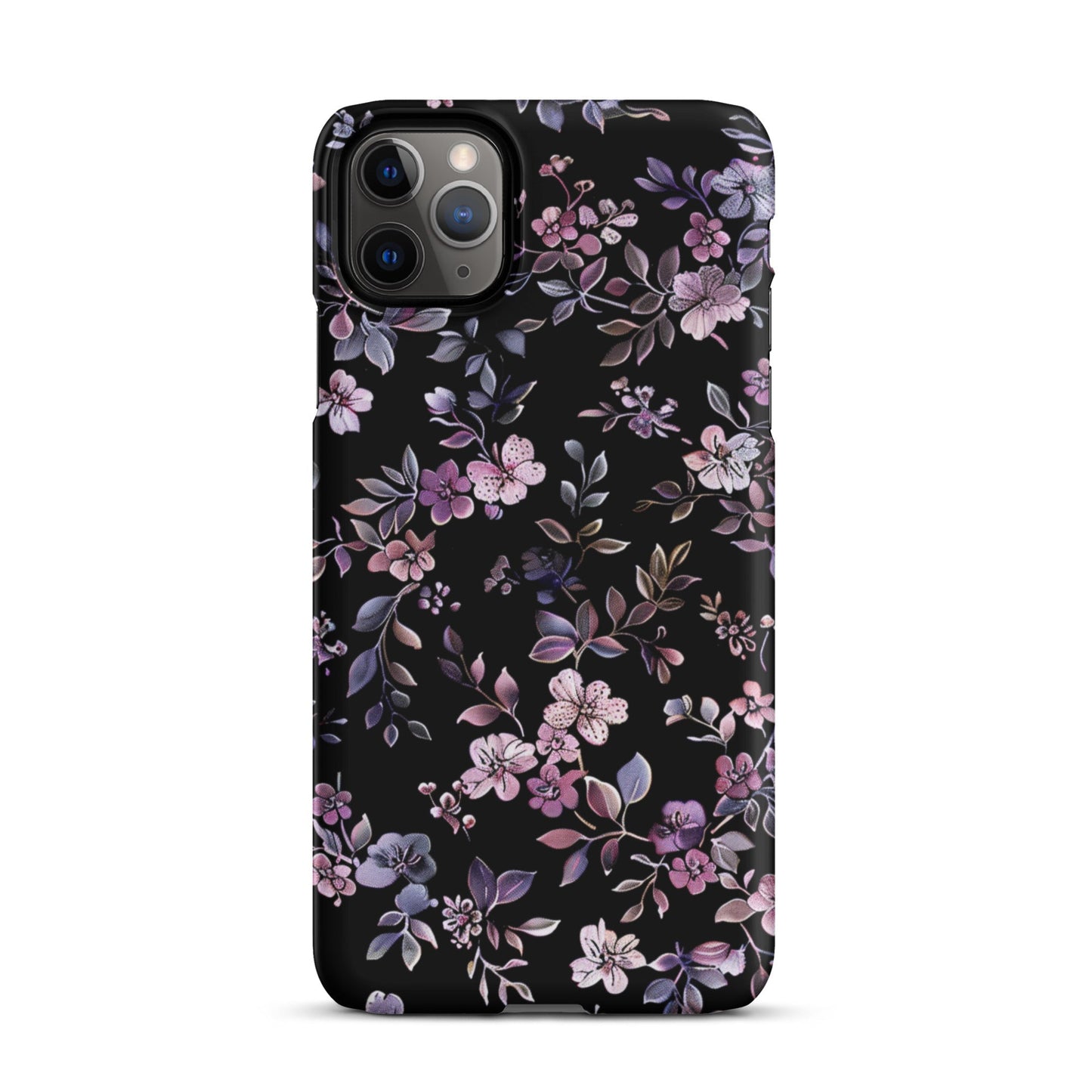 Black Floral Phone case for iPhone-5