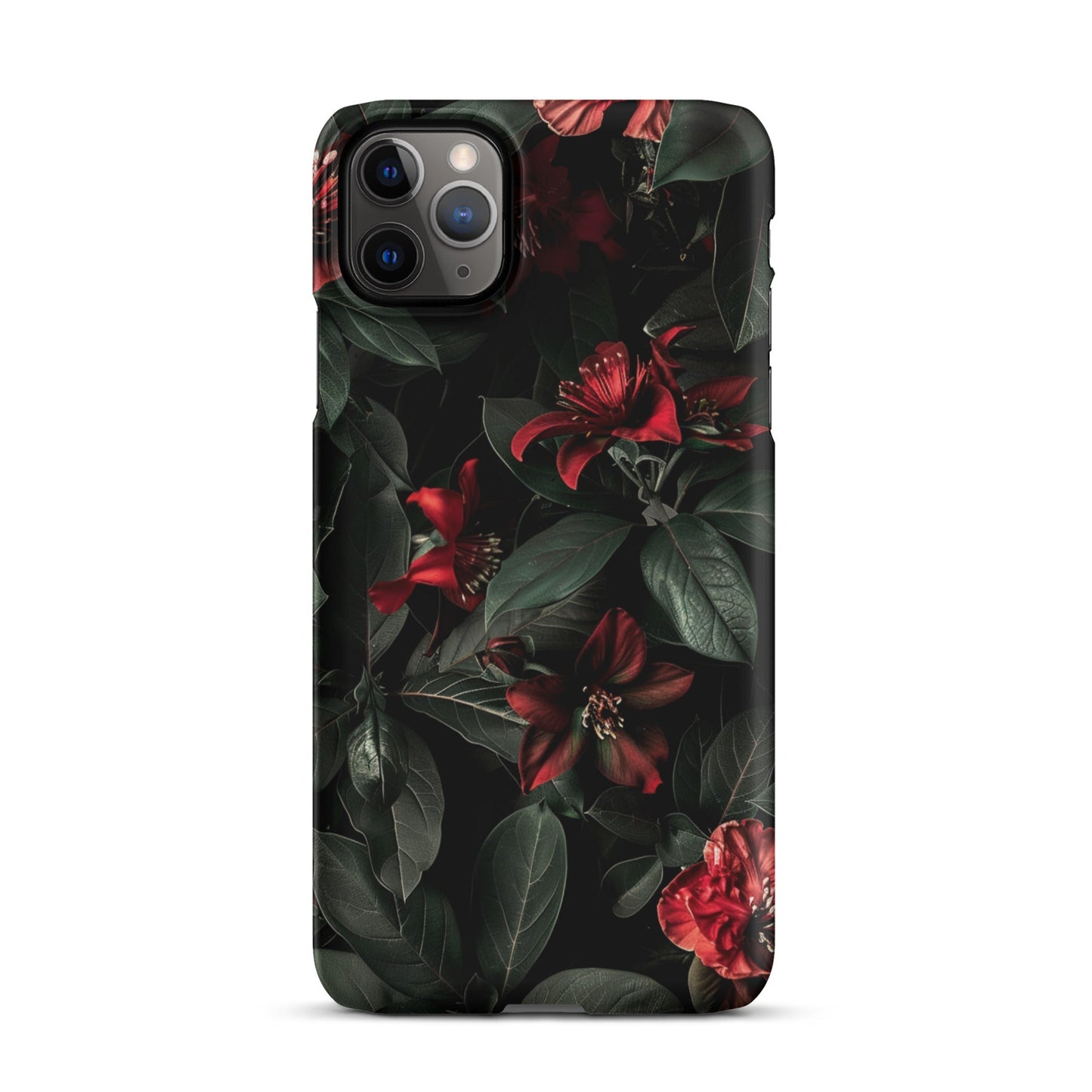 Floral Dark Phone case for iPhone-5