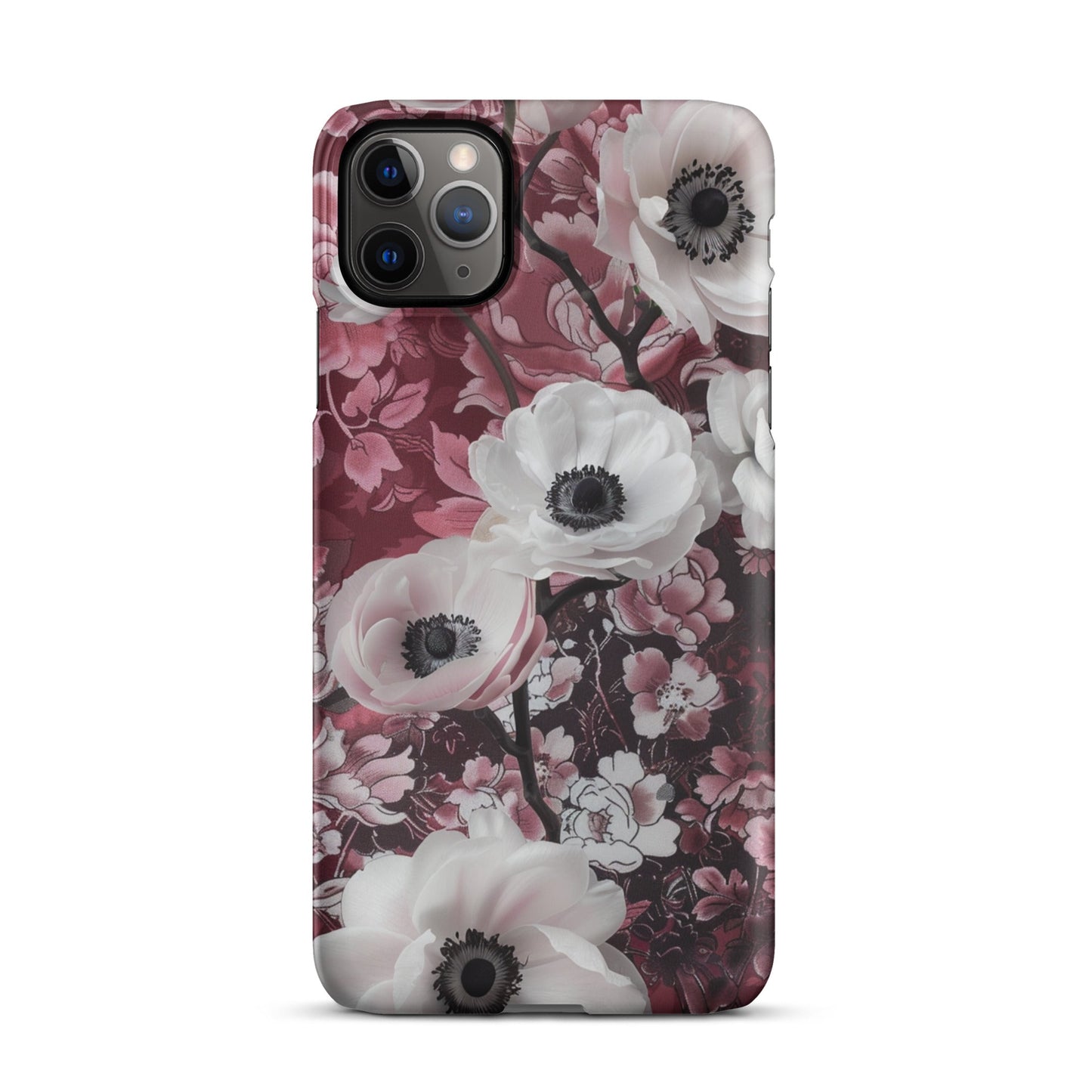 Red Floral Phone case for iPhone-5