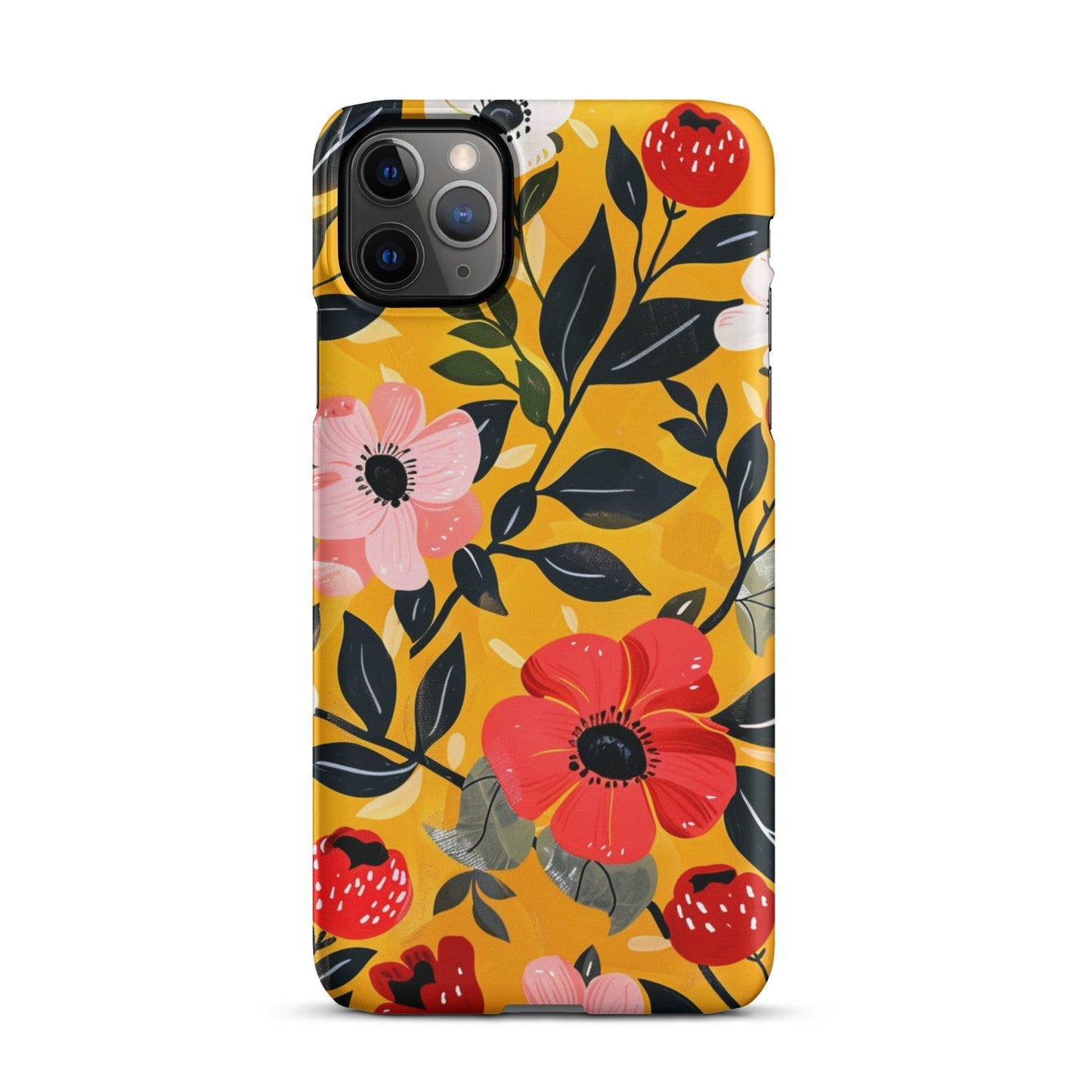 Floral 3 Phone case for iPhone-5