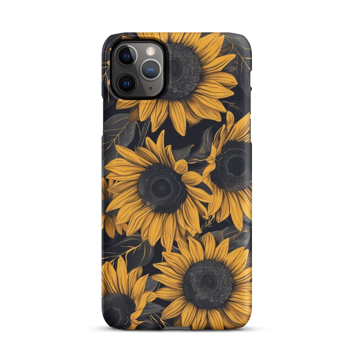 Sunflower Black Phone case for iPhone-5