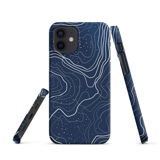 Blue Art Phone case for iPhone-10