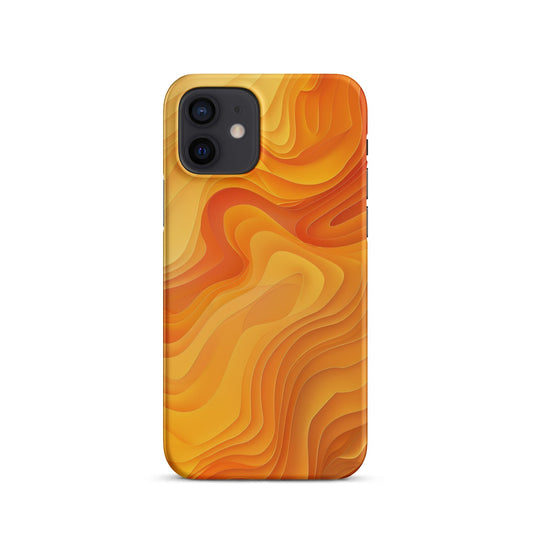 Abstract Yellow Phone Phone  case for iPhone-10