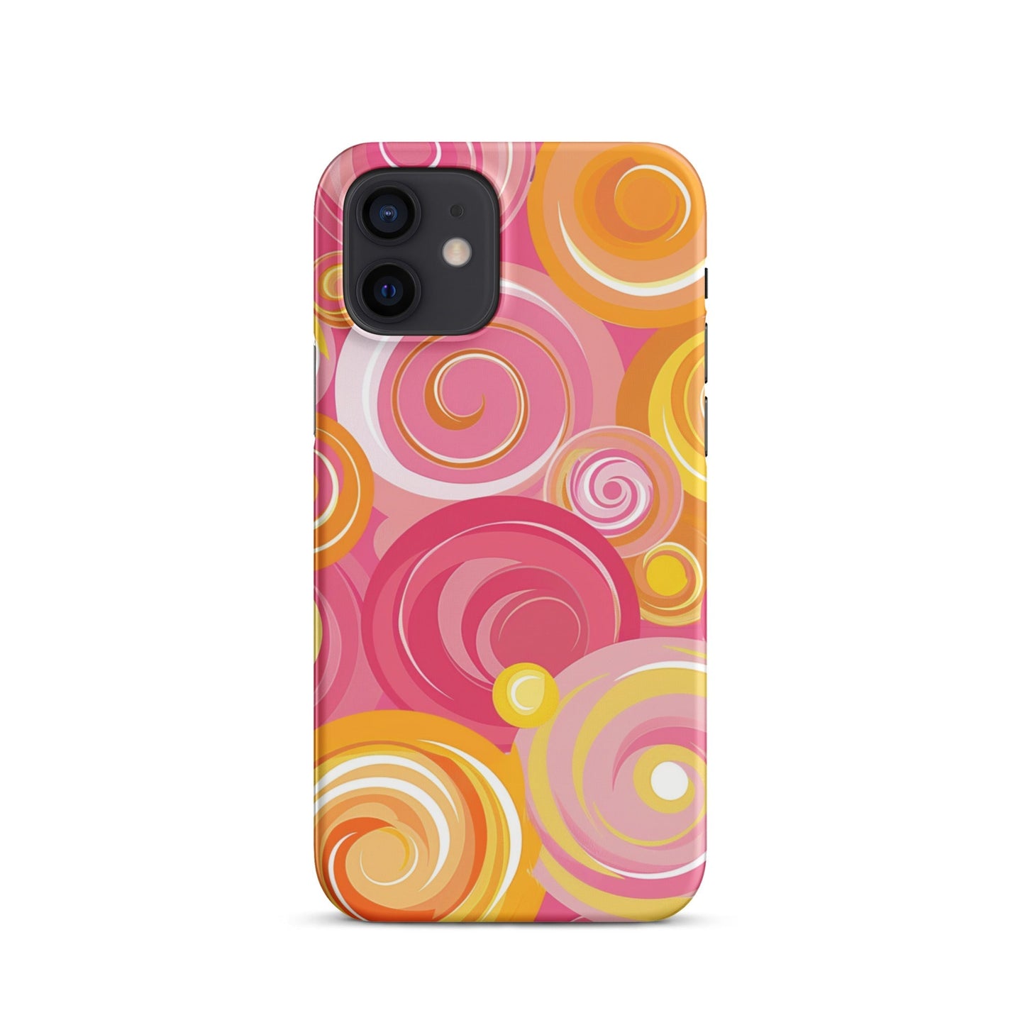 Pink Yellow Phone case for iPhone-10