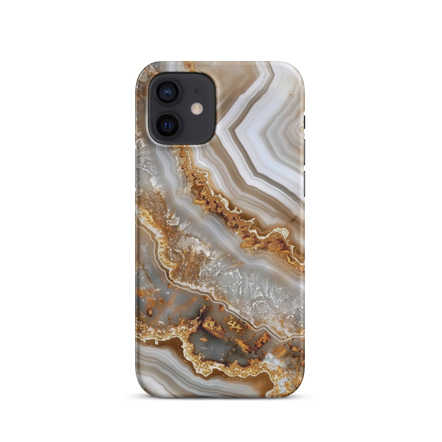 White Gold Phone case for iPhone-9