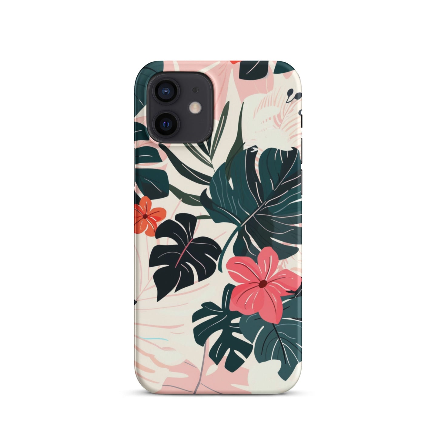 Flower leaves Phone case for iPhone-9