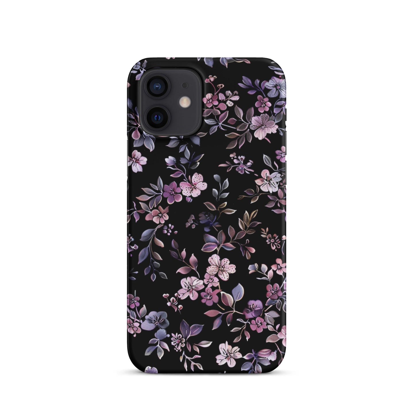 Black Floral Phone case for iPhone-9