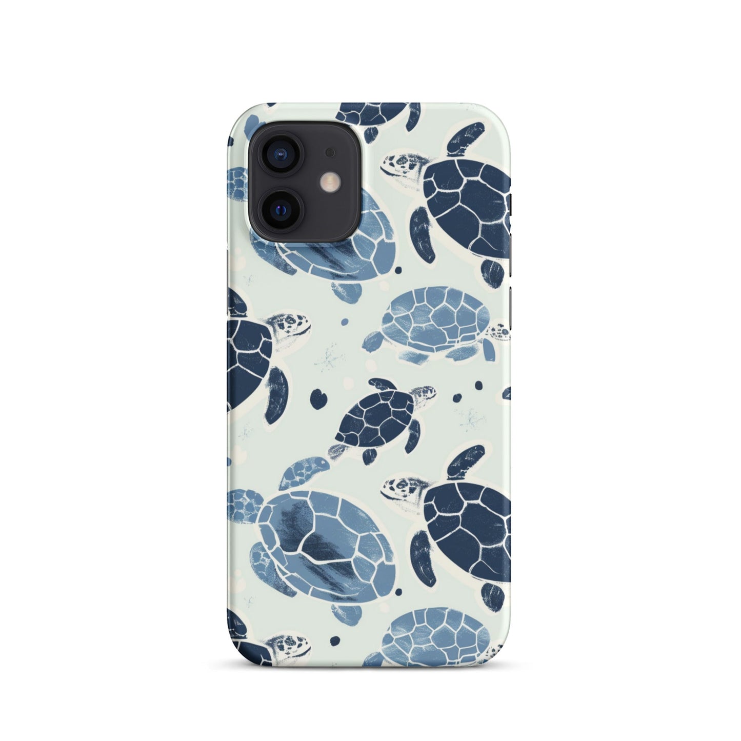 Blue Turtle Phone case for iPhone-9