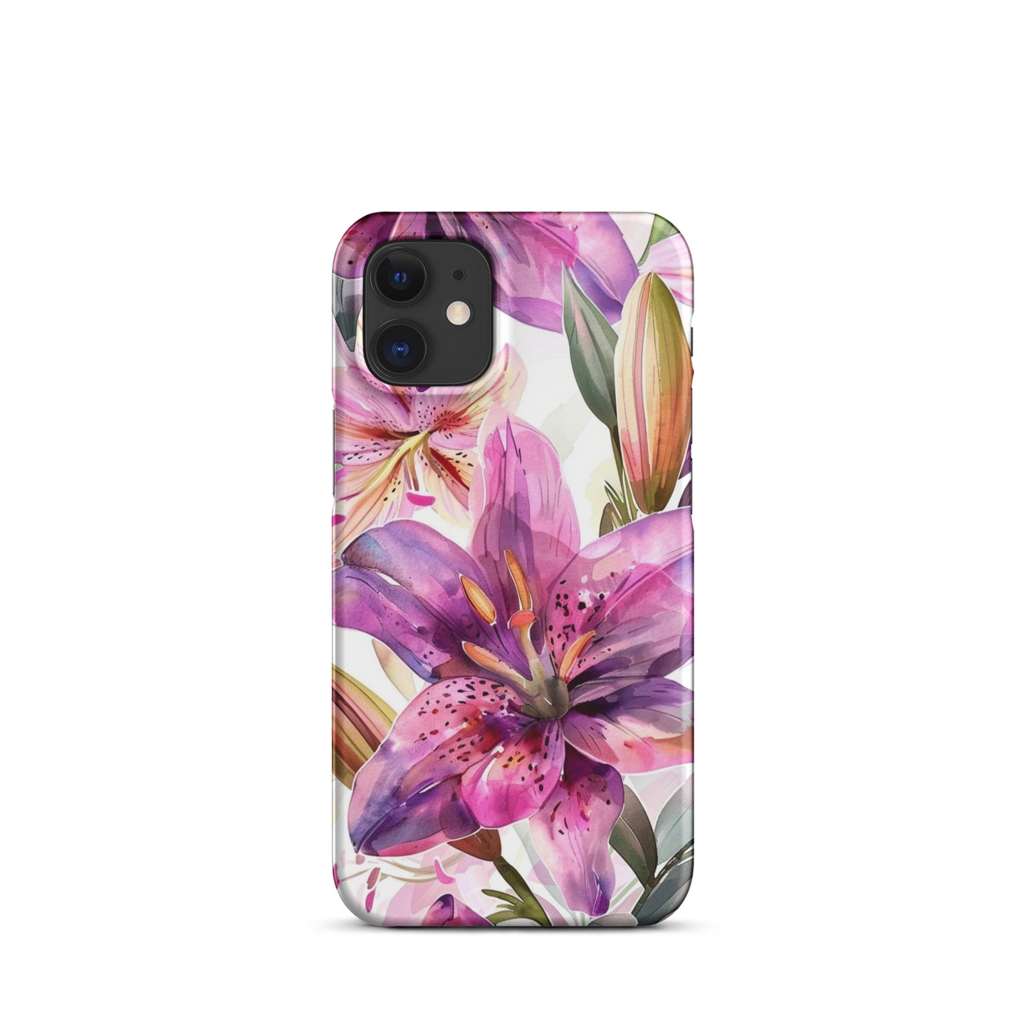 Watercolor Lily Phone case for iPhone-7