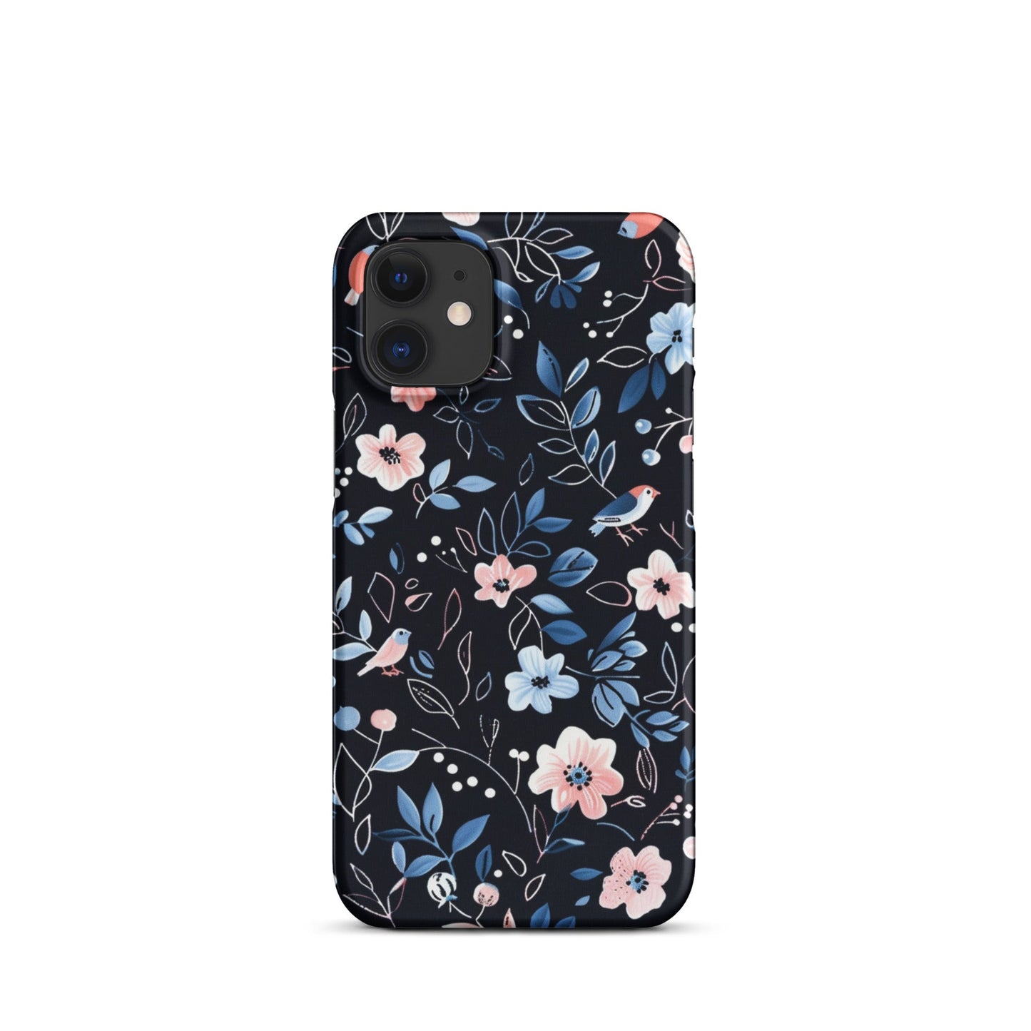 Blue Flowers Phone case for iPhone-7