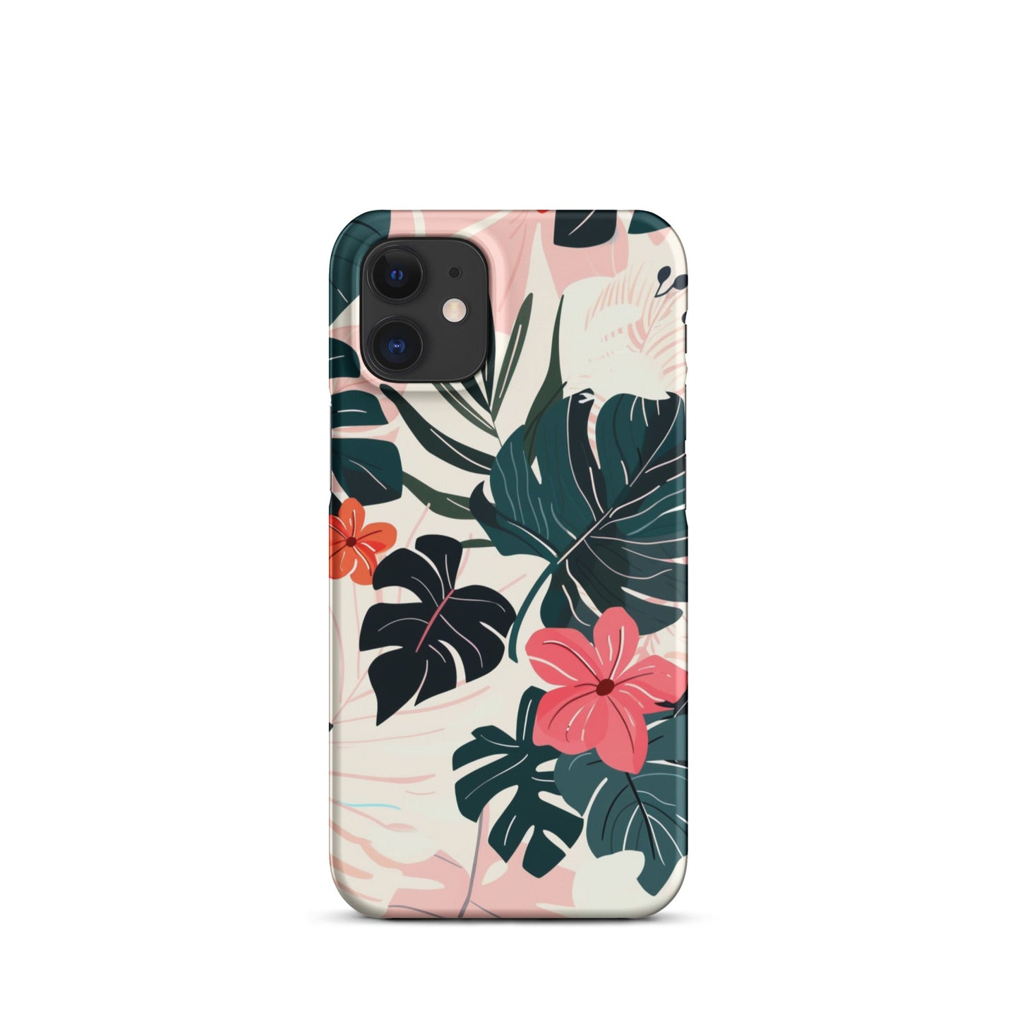 Flower leaves Phone case for iPhone-7