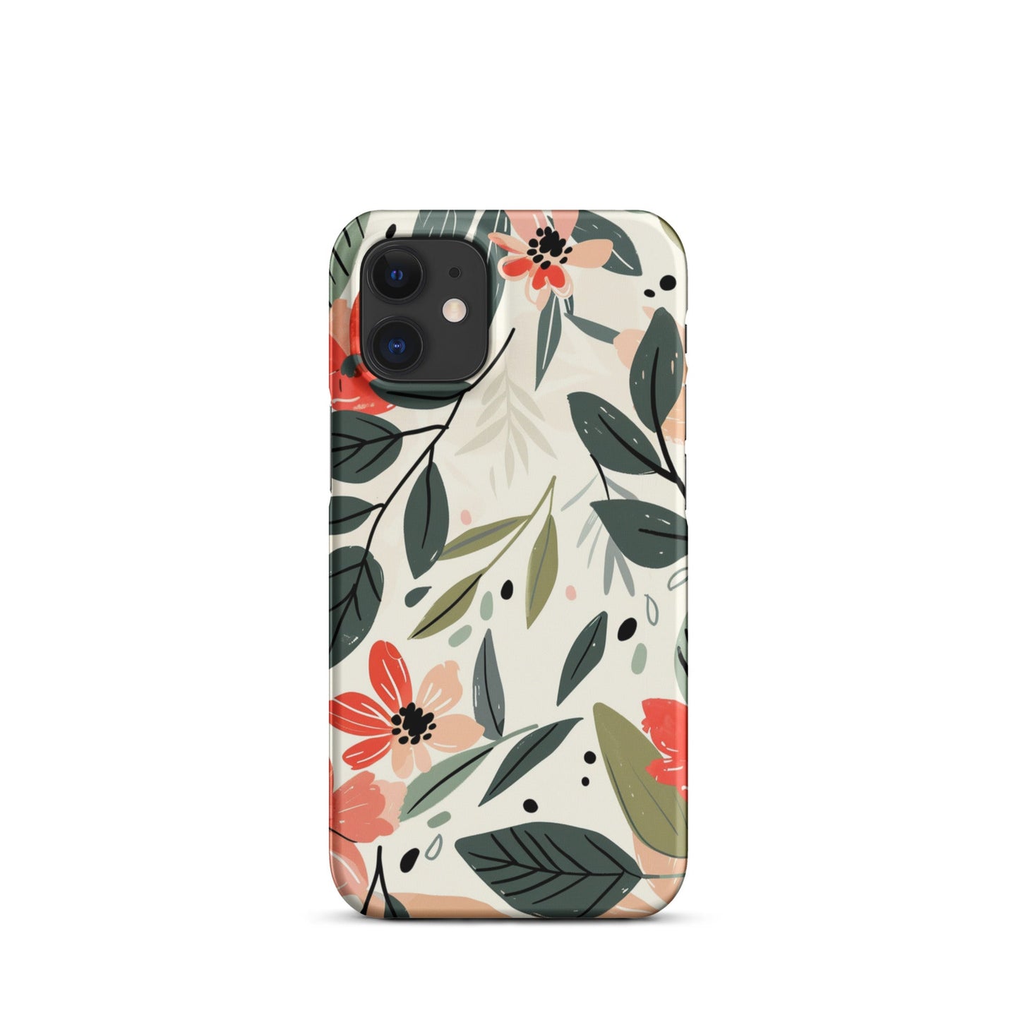 Flower leave Phone case for iPhone-7