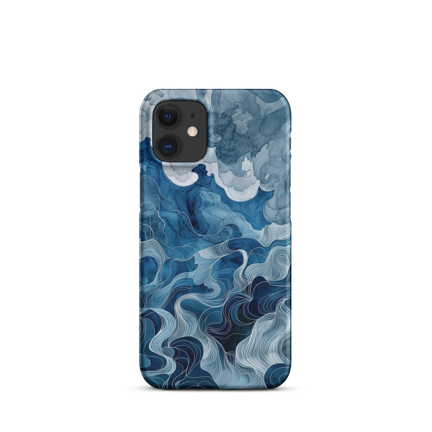 Blue watercolor Phone case for iPhone-7