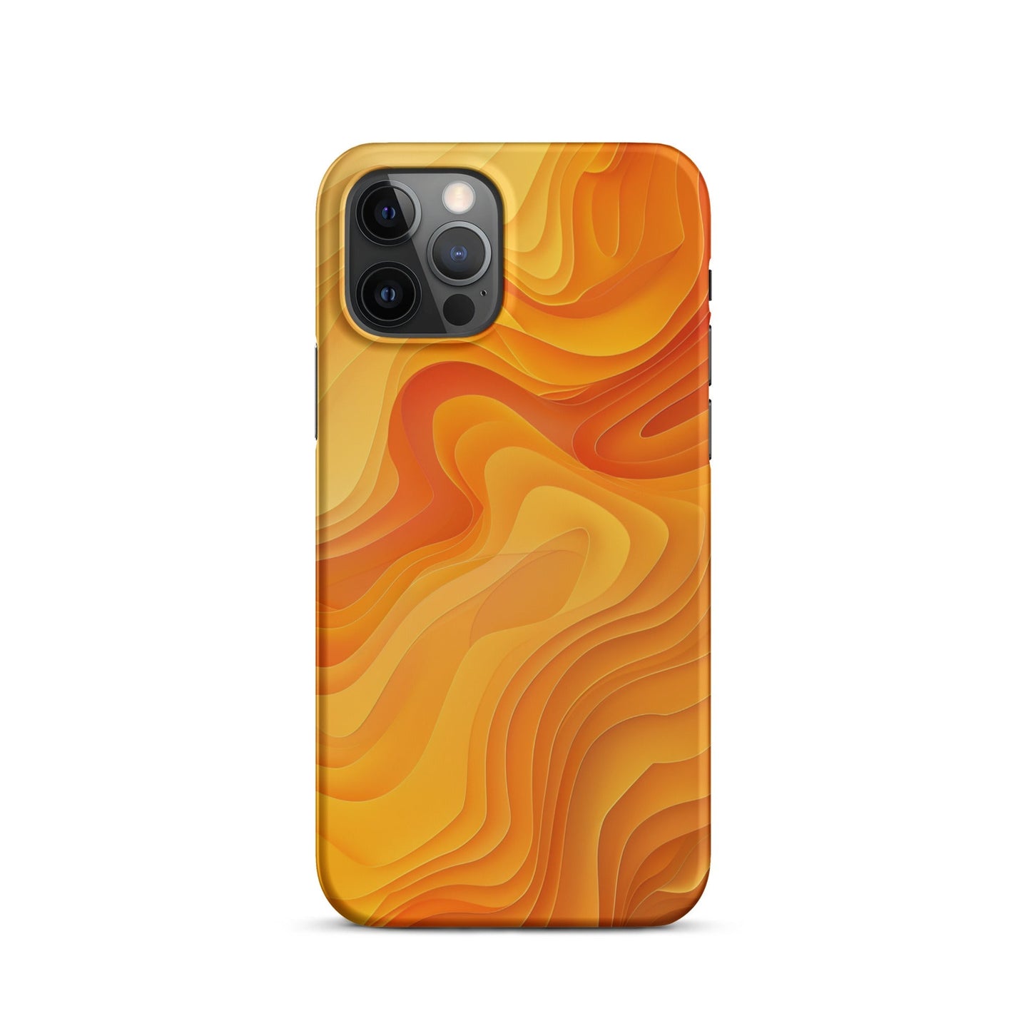 Abstract Yellow Phone Phone  case for iPhone-12