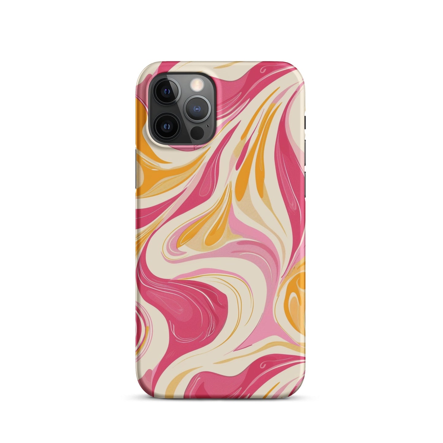 Yellow & Pink Phone Phone  case for iPhone-11