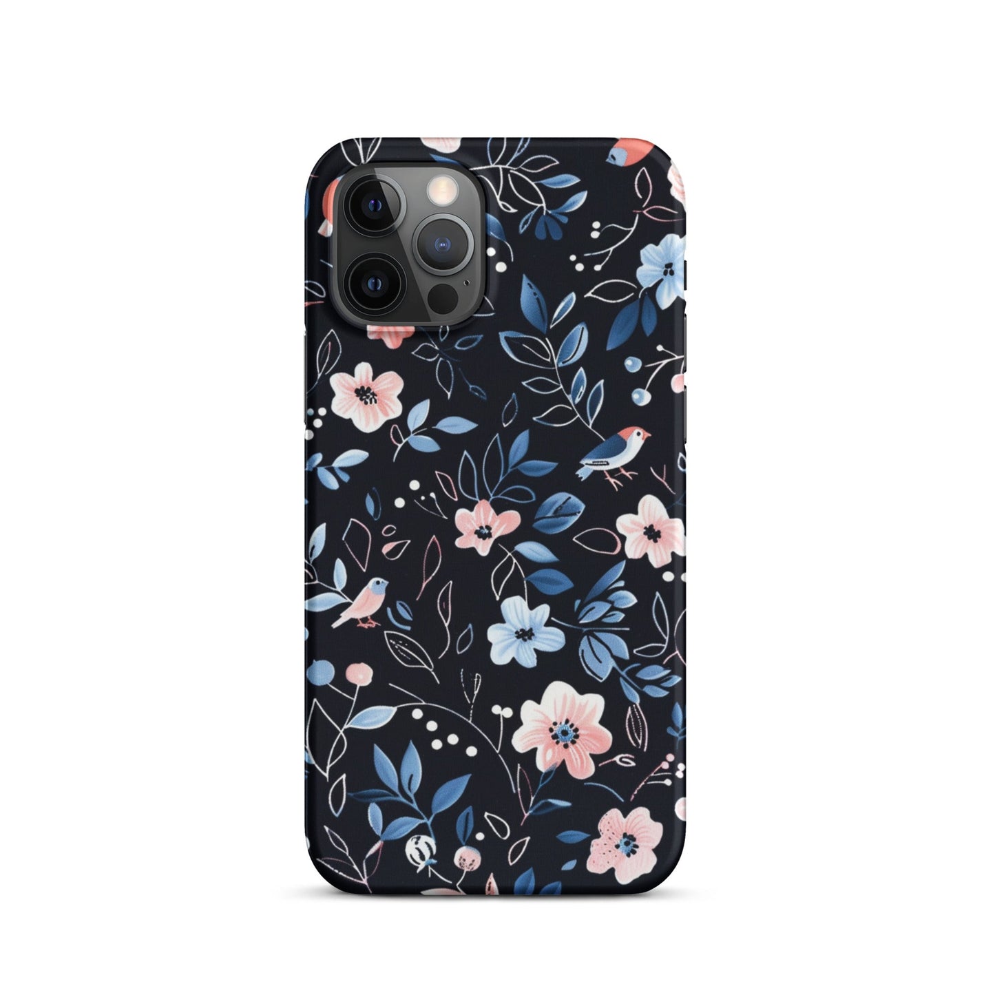 Blue Flowers Phone case for iPhone-11