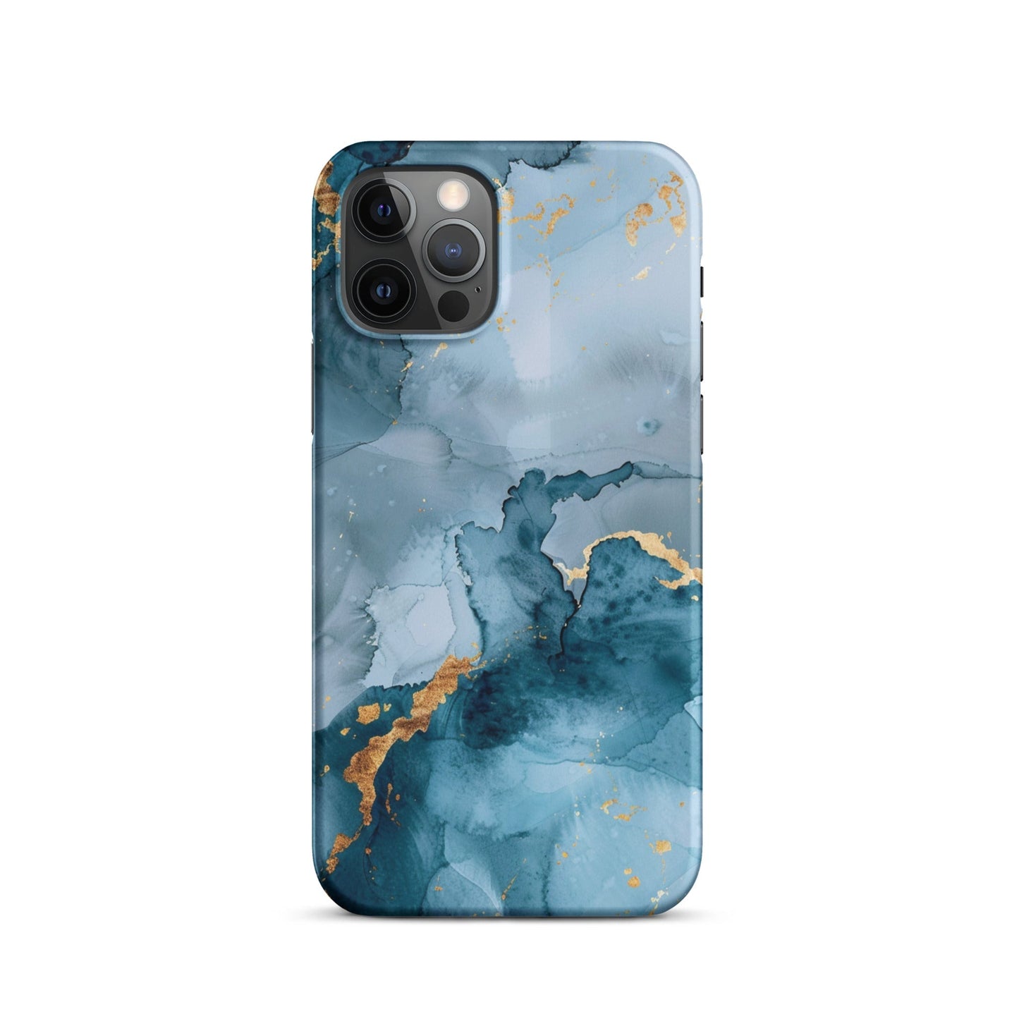 Blue Gold Phone case for iPhone-11