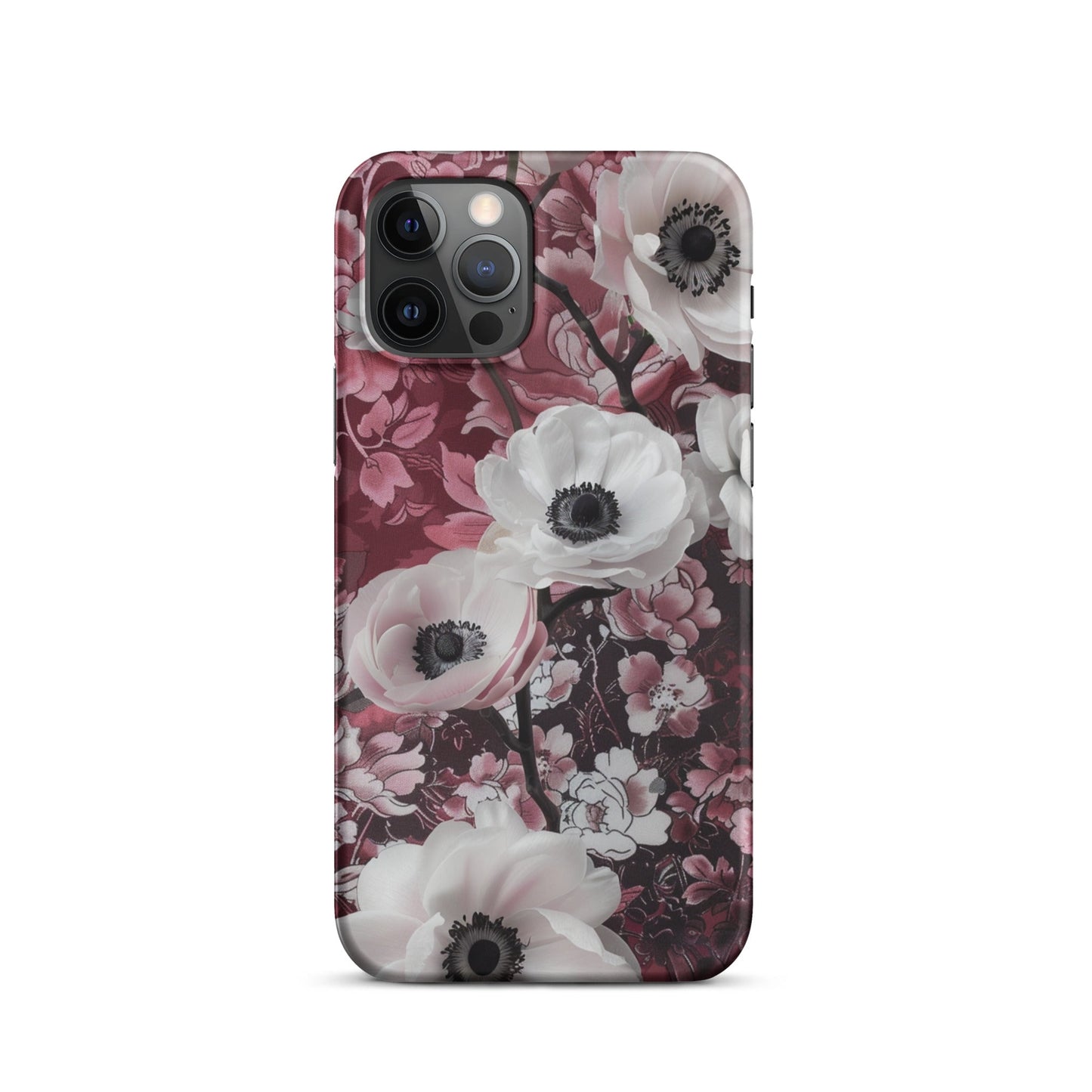 Red Floral Phone case for iPhone-11