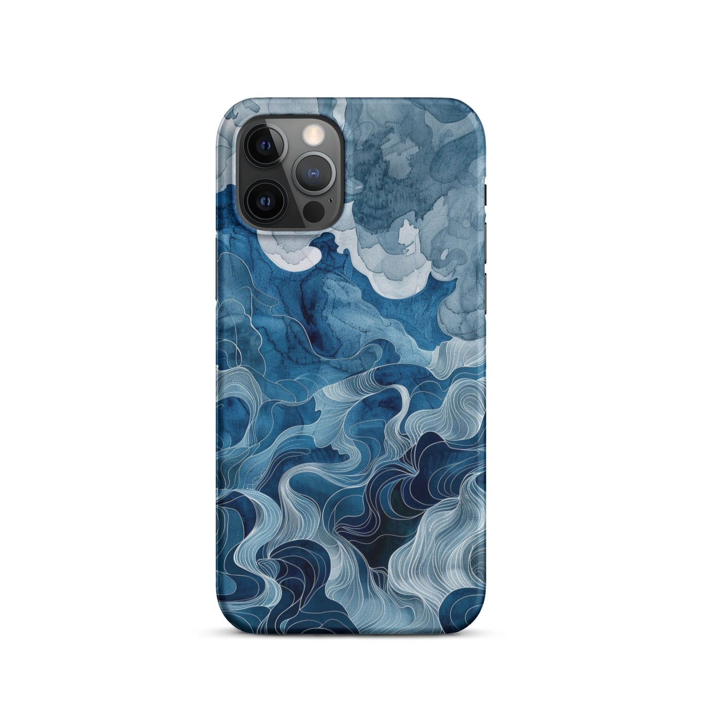 Blue watercolor Phone case for iPhone-11