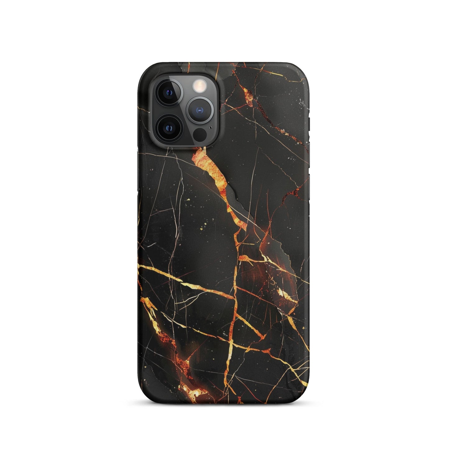 Black Marble Phone case for iPhone-11