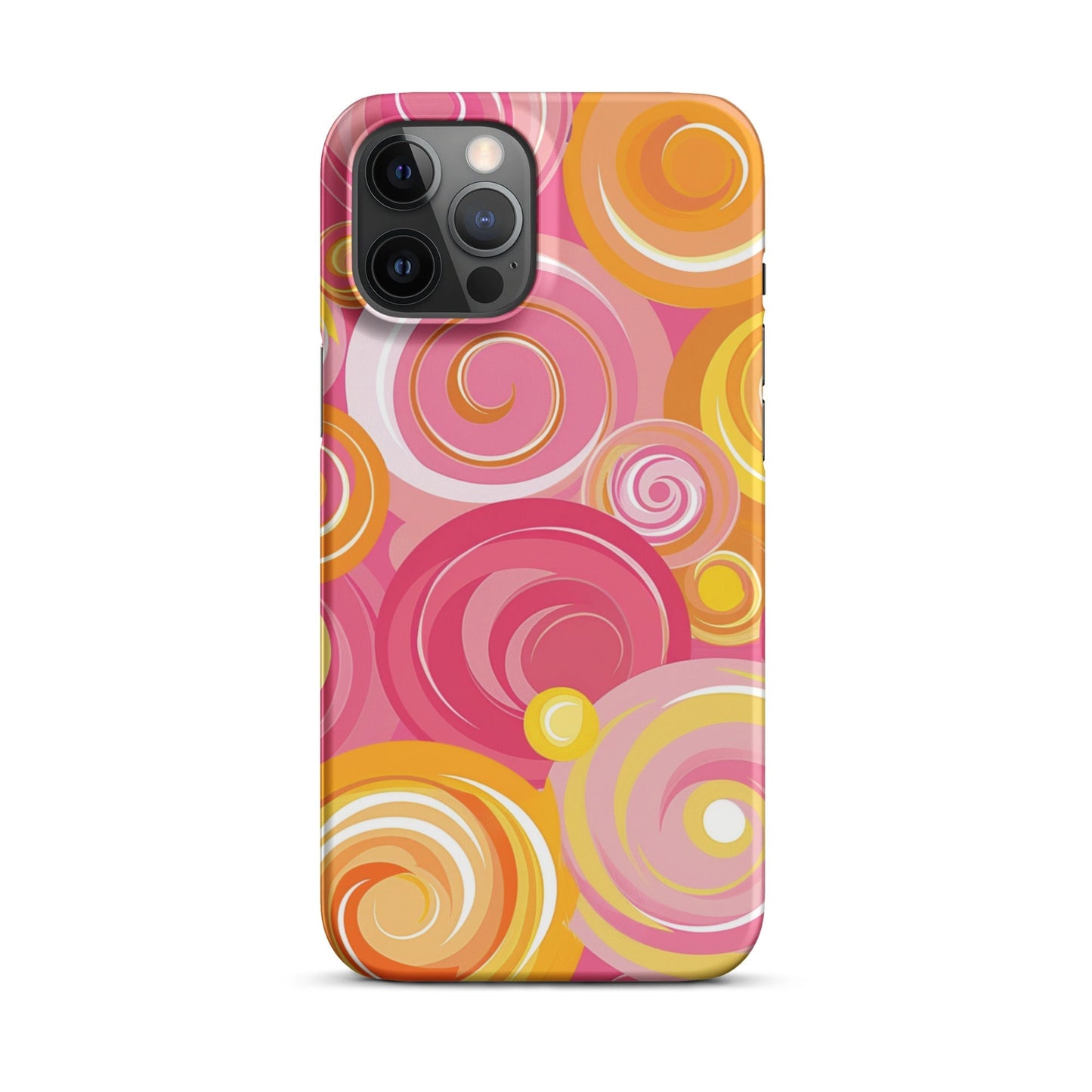 Pink Yellow Phone case for iPhone-14