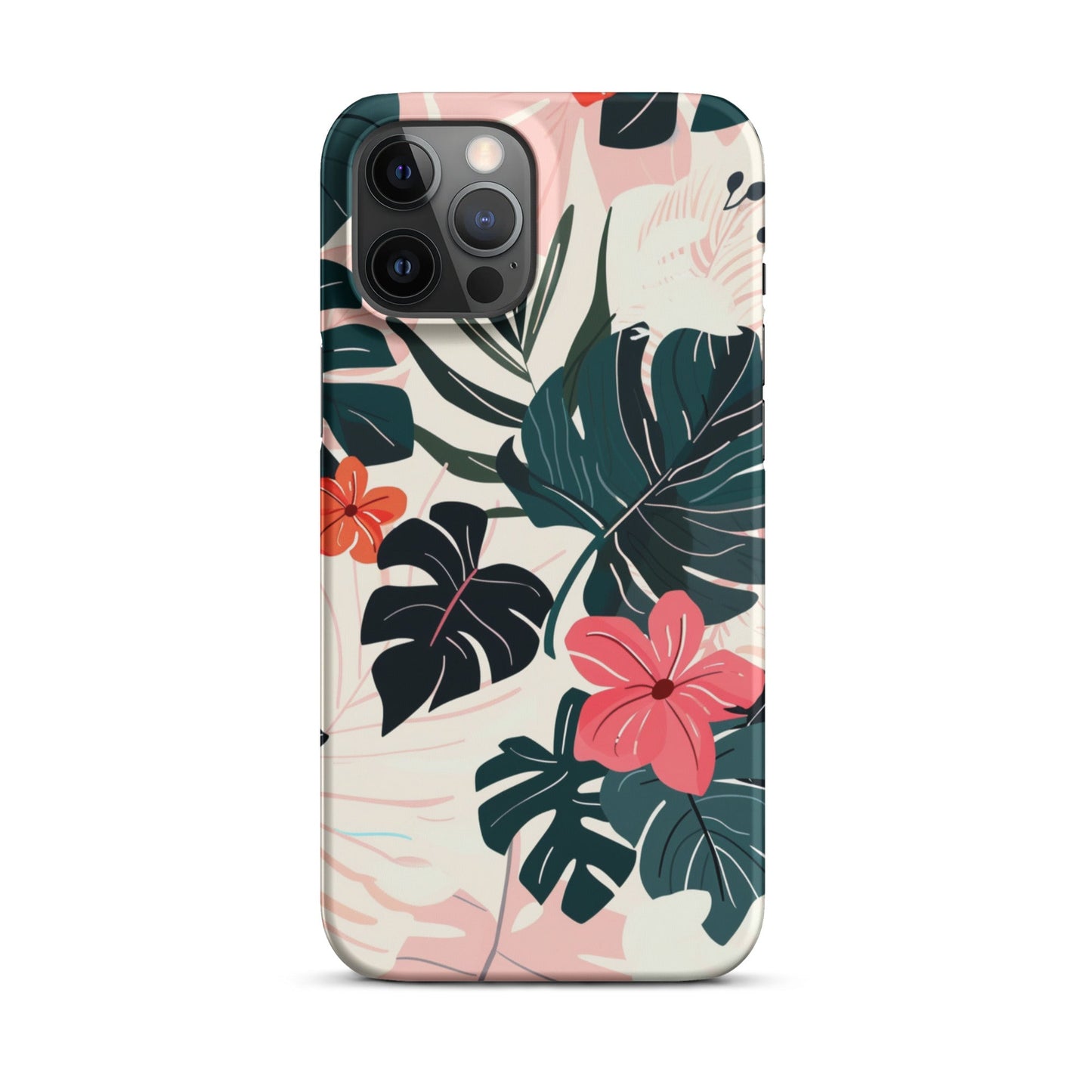 Flower leaves Phone case for iPhone-13