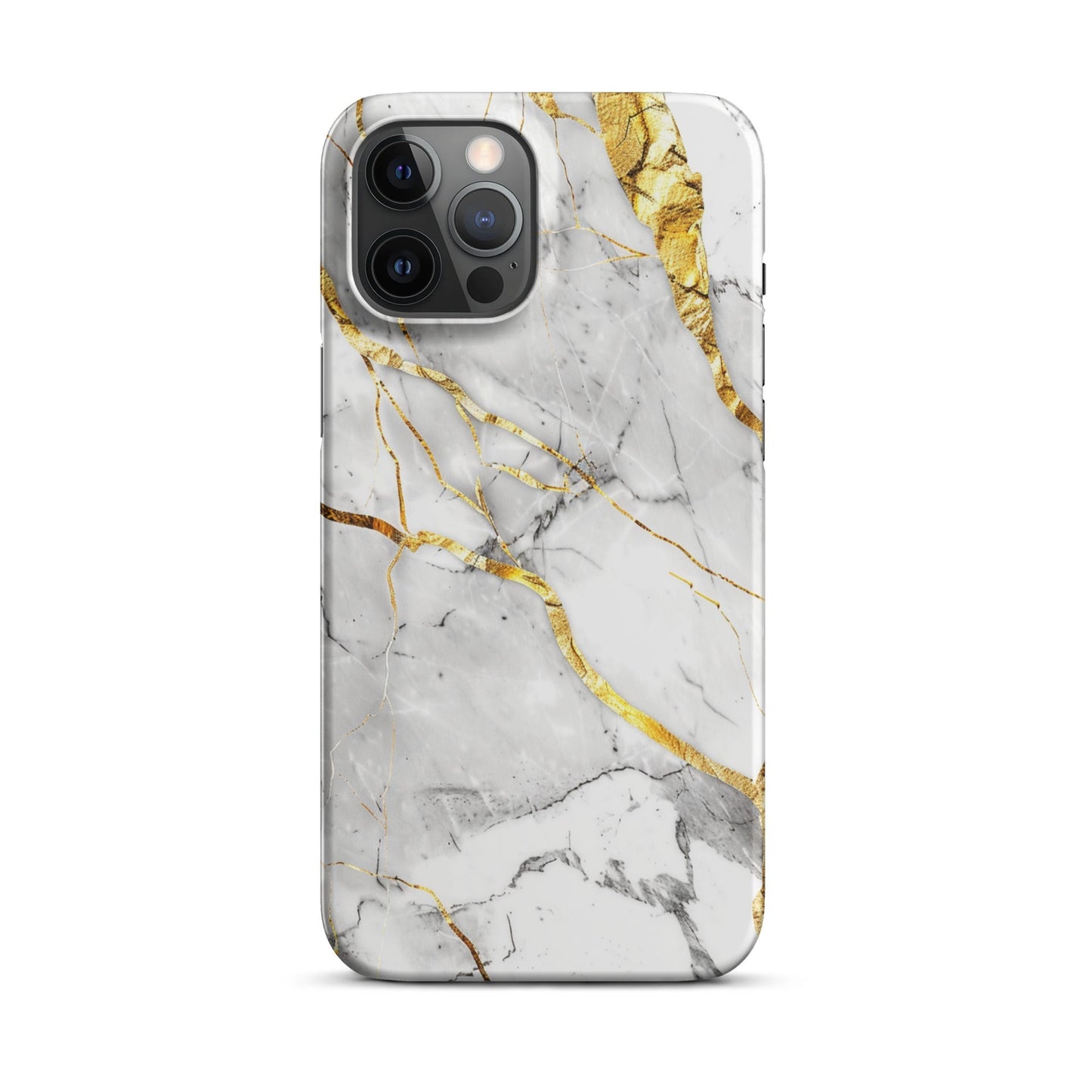 White Marble Phone case for iPhone-13