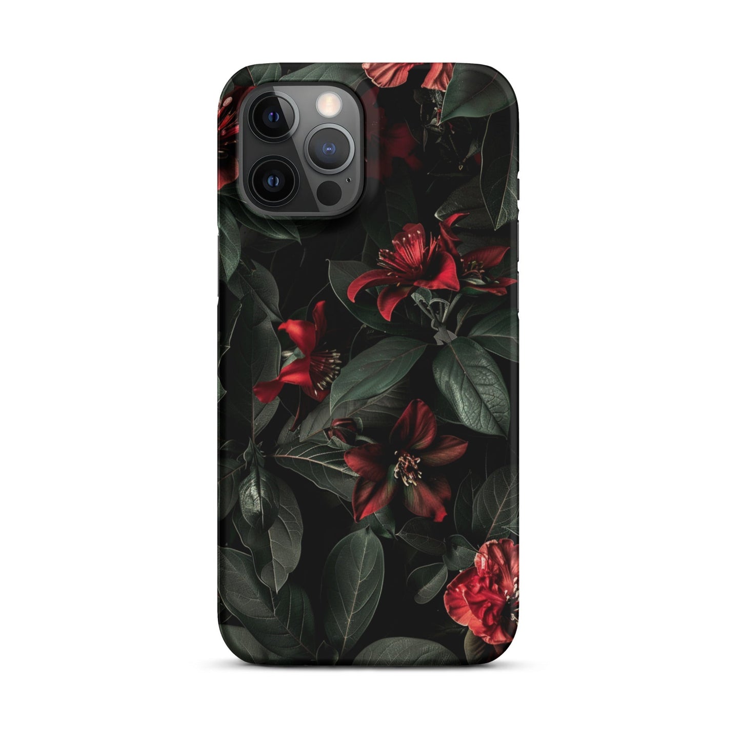 Floral Dark Phone case for iPhone-13