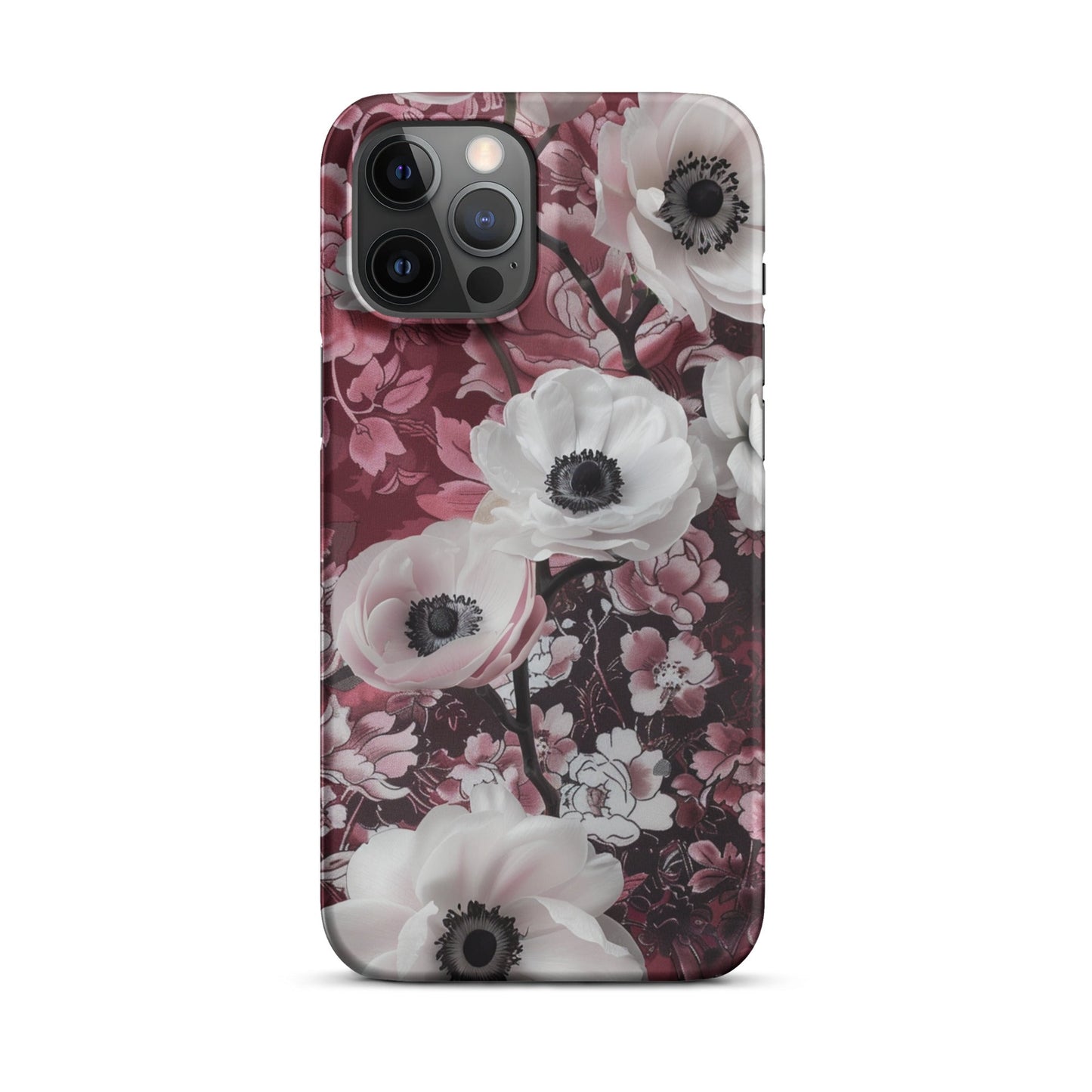 Red Floral Phone case for iPhone-13