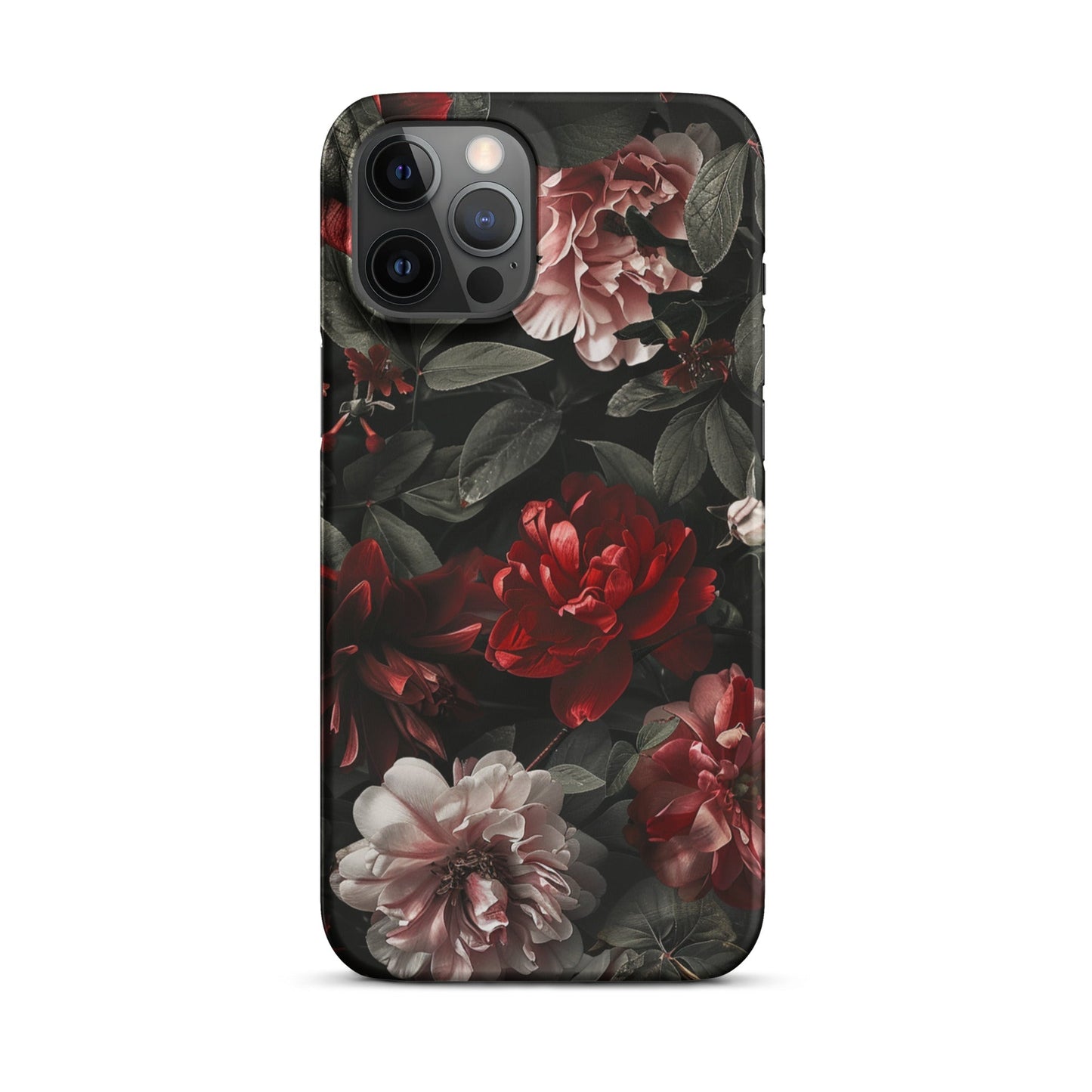 Pink Red Floral Phone case for iPhone-13