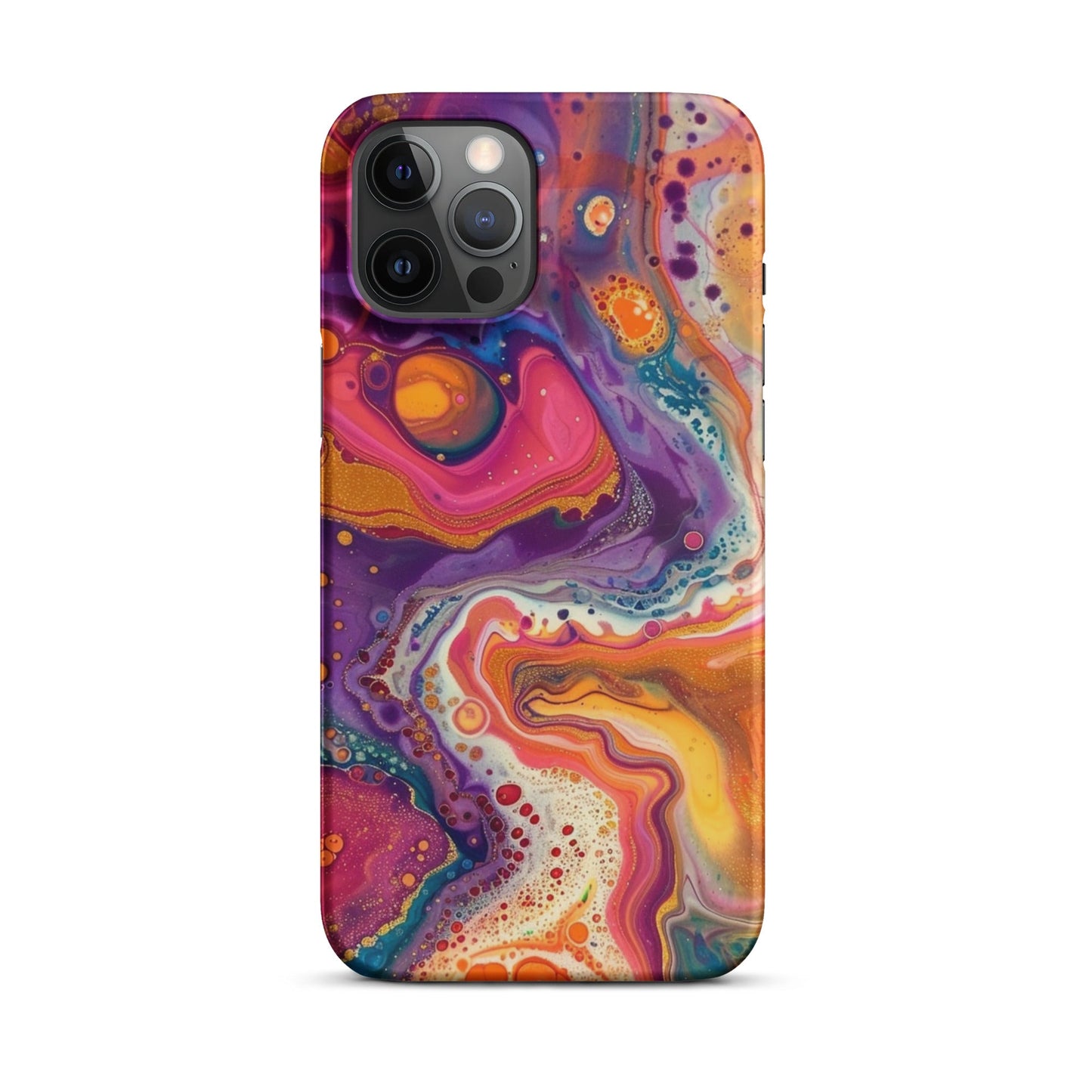 Rainbow Swirling Phone case for iPhone-13