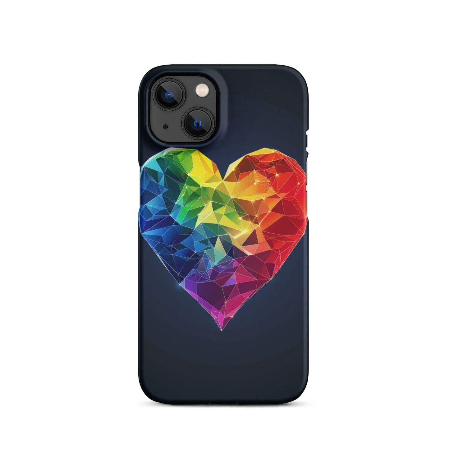 Ranbow Heart Phone case for iPhone-17