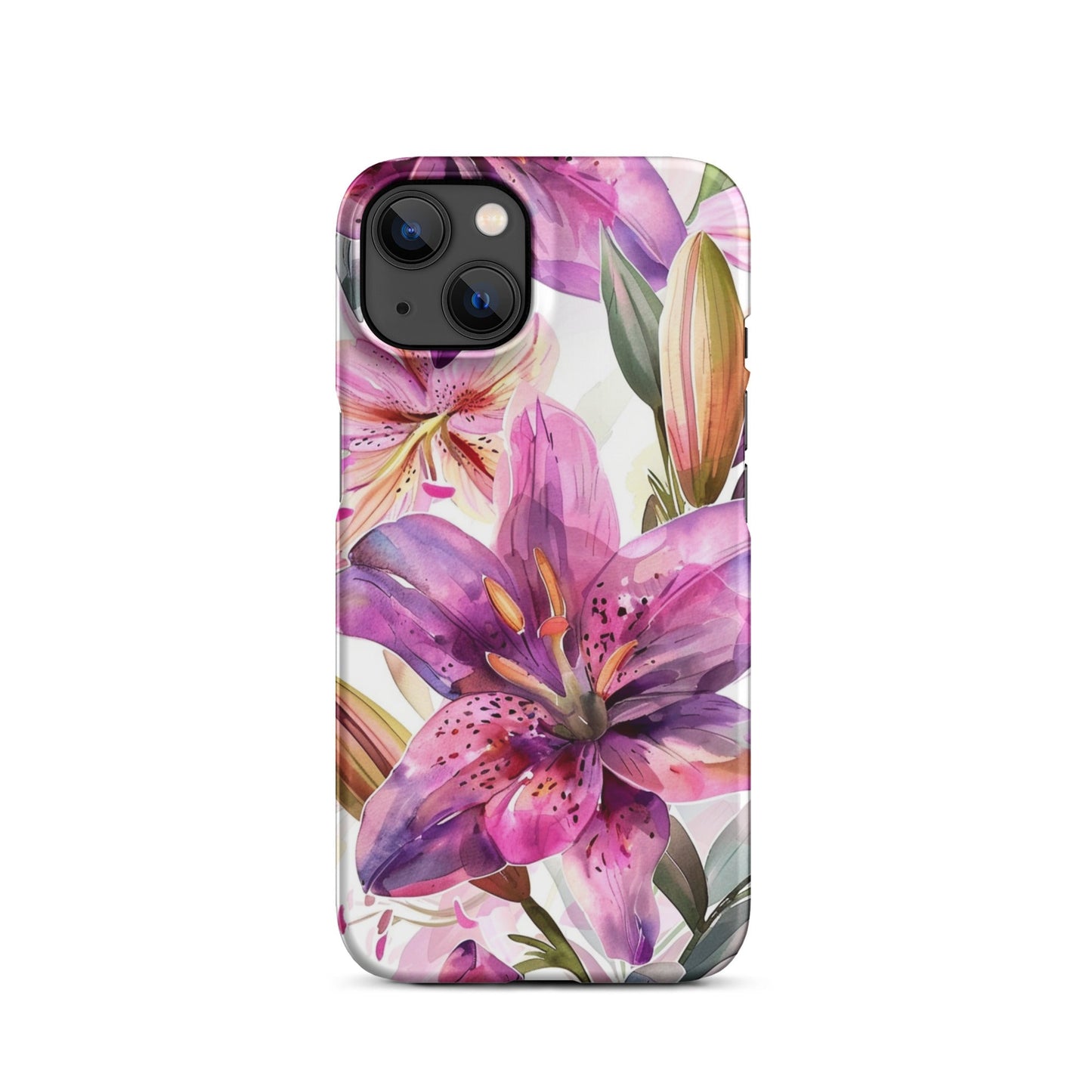 Watercolor Lily Phone case for iPhone-17