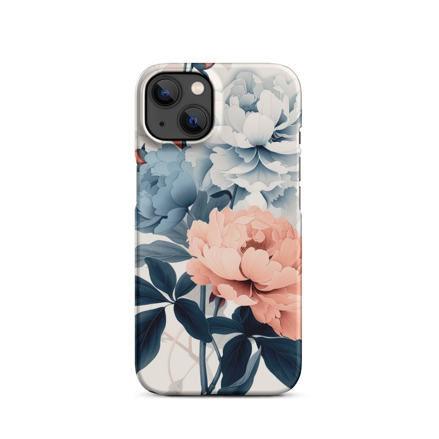 Tricolor Flowers Phone case for iPhone-17