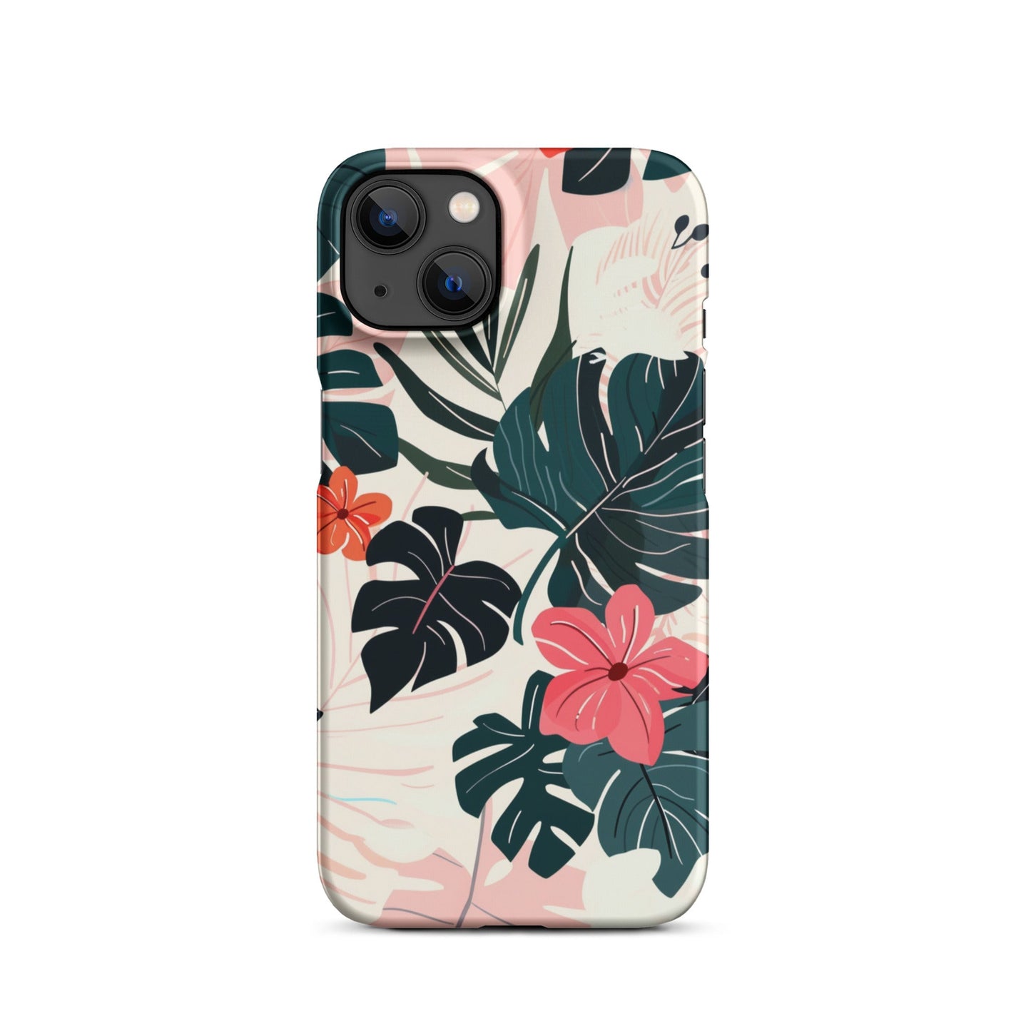 Flower leaves Phone case for iPhone-17