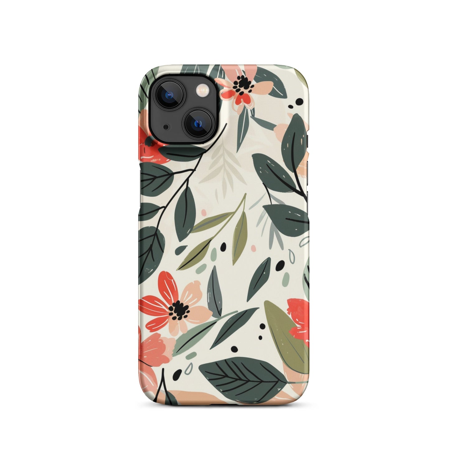 Flower leave Phone case for iPhone-17