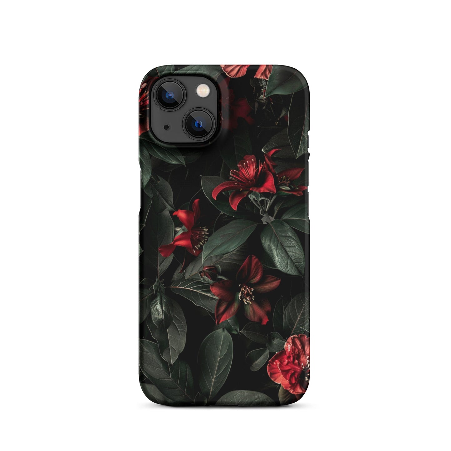 Floral Dark Phone case for iPhone-17