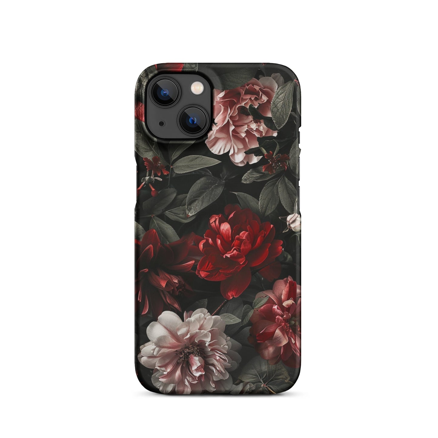 Pink Red Floral Phone case for iPhone-17