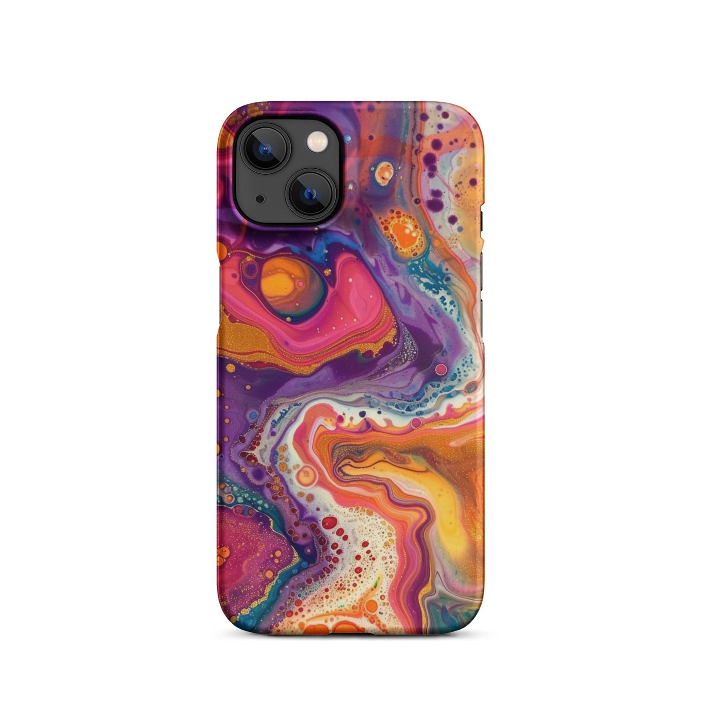 Rainbow Swirling Phone case for iPhone-17