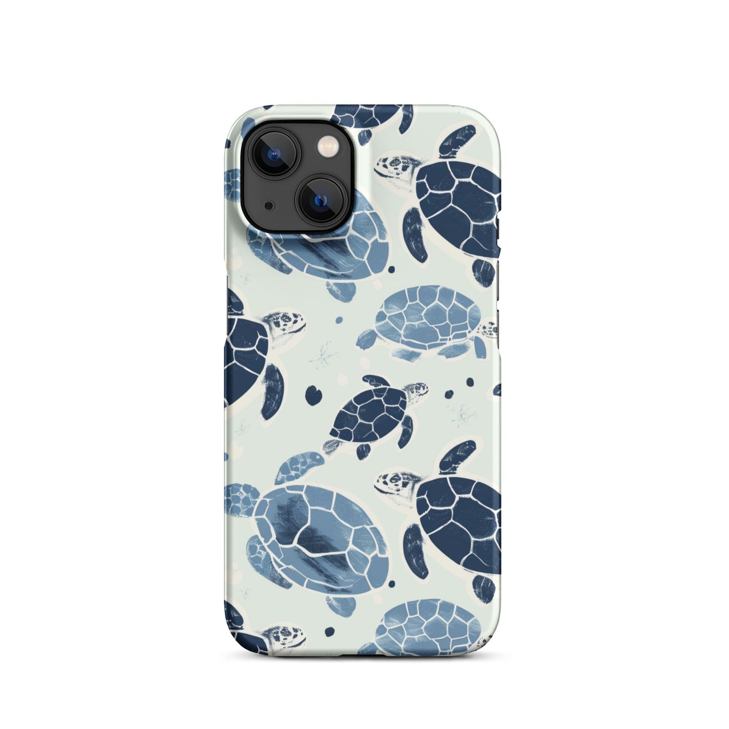 Blue Turtle Phone case for iPhone-17