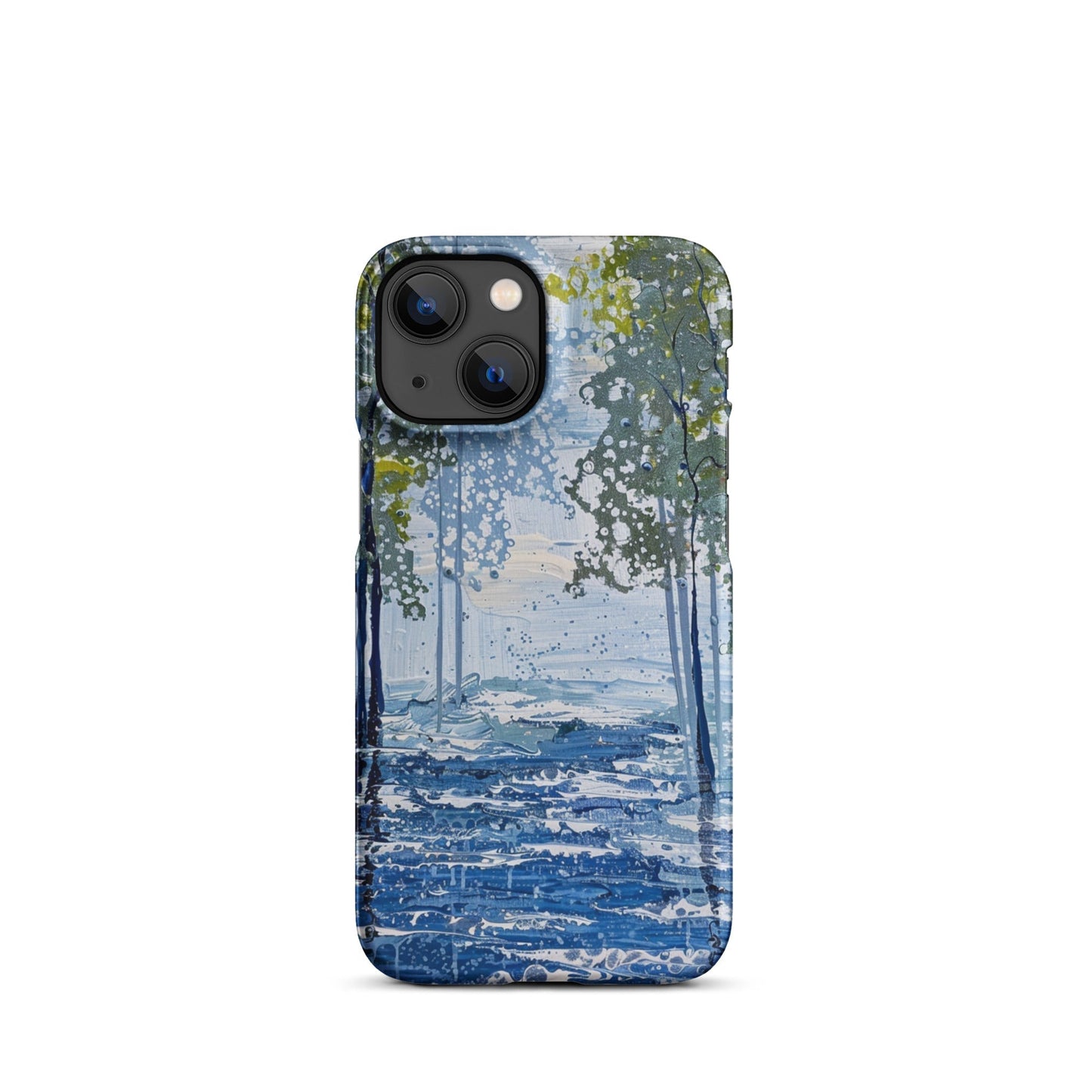 River Trees Phone case for iPhone-15